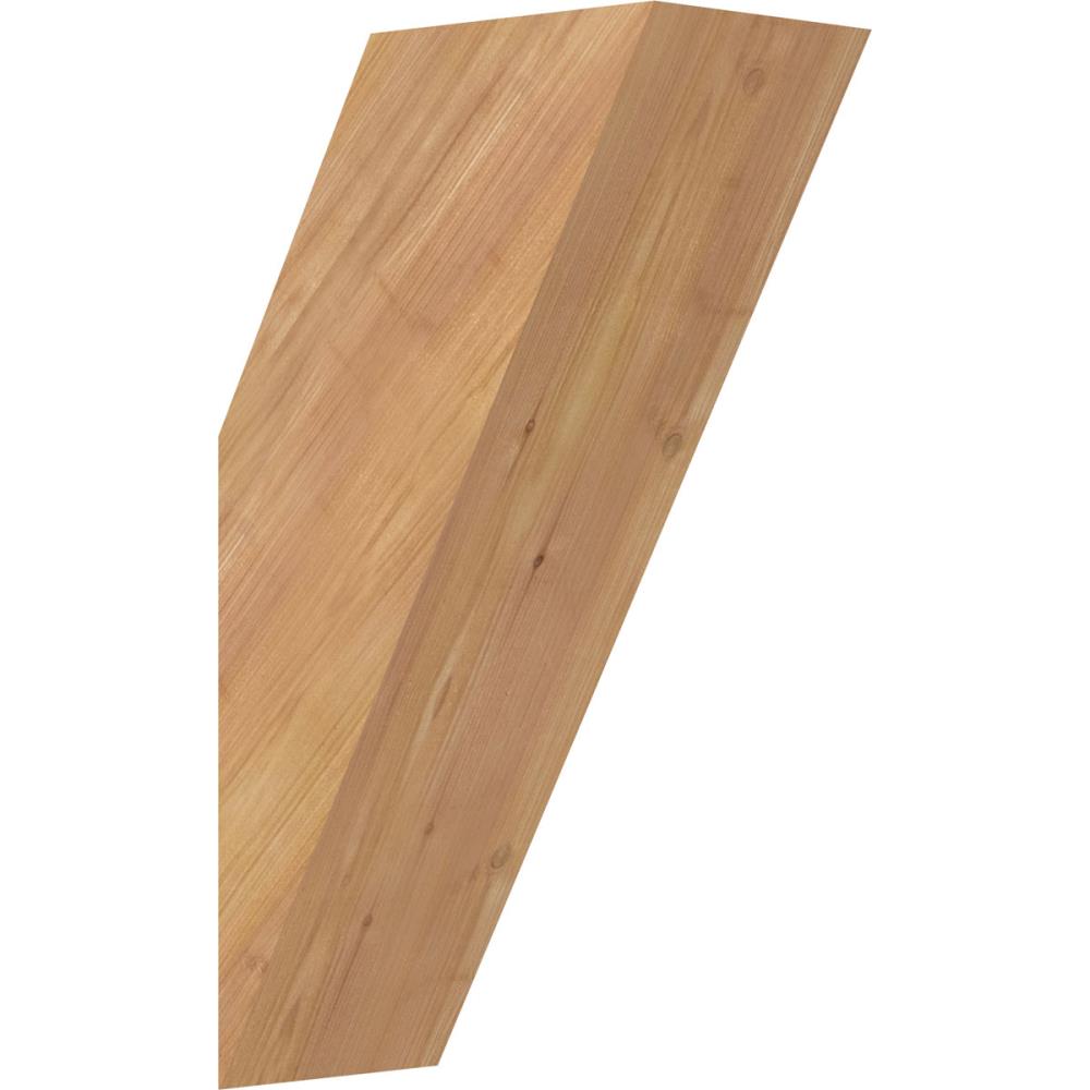 Ekena Millwork BRC06X10X18TRA00SWR 5-1/2-in x 10-in x 18-in Western Red Cedar Unfinished Wood Traditional smooth