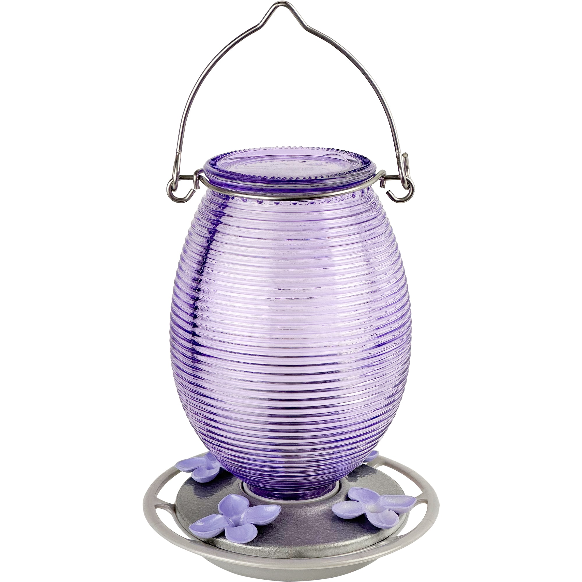 Nature's Way ANTGHF5-IP  Glass Hanging Hummingbird Hummingbird feeder - 29-oz