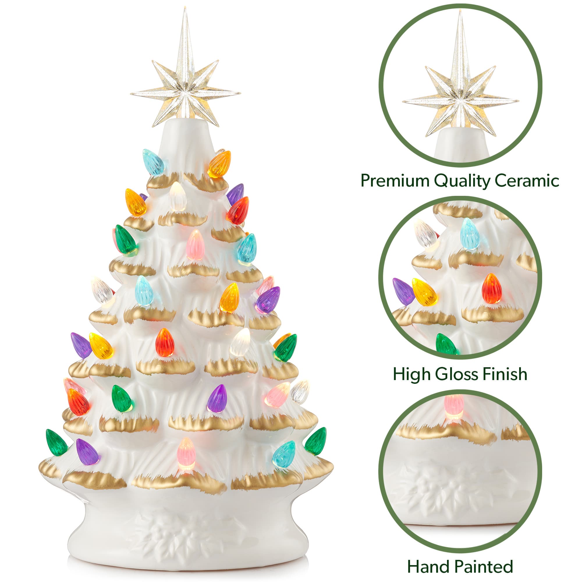 Casafield SZN-TR-9125-WGLD Artificial-Christmas-Trees - View #5