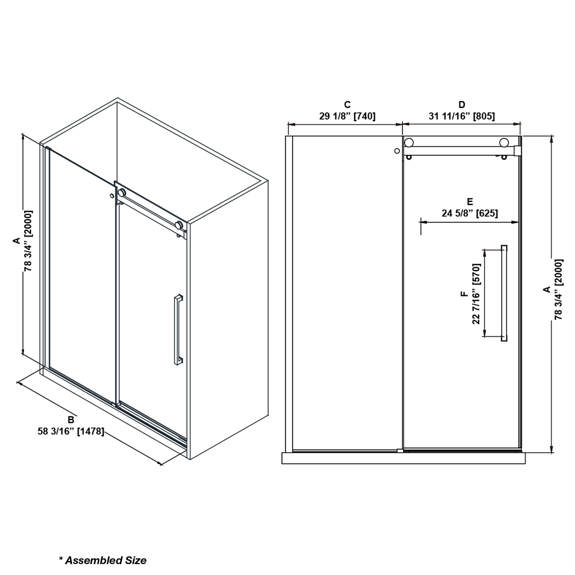 OVE Decors 15SGP-BELS60-ORB Shower-Doors - View #15
