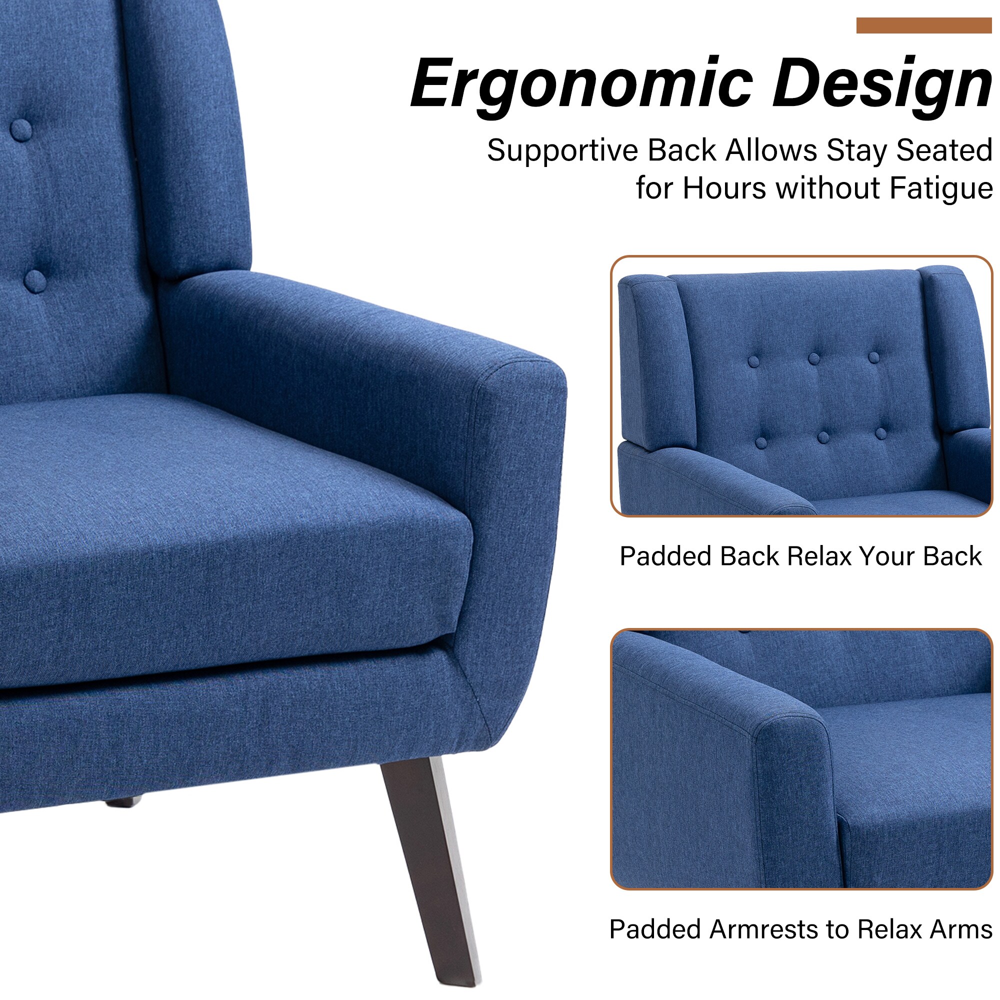 Dreamsidea LS-IDF-SF03-BLUE-2 chairs - View #6