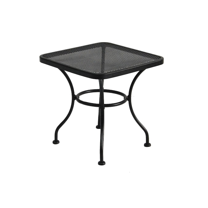 Gt Davenport 18 In Side Table At, Wrought Iron Patio Side Table