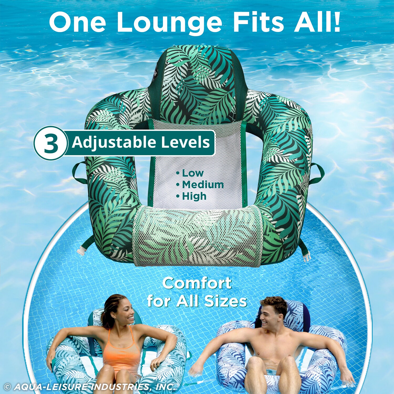 Aqua LEISURE Magna-Clip with Coil & 2 Split Rings