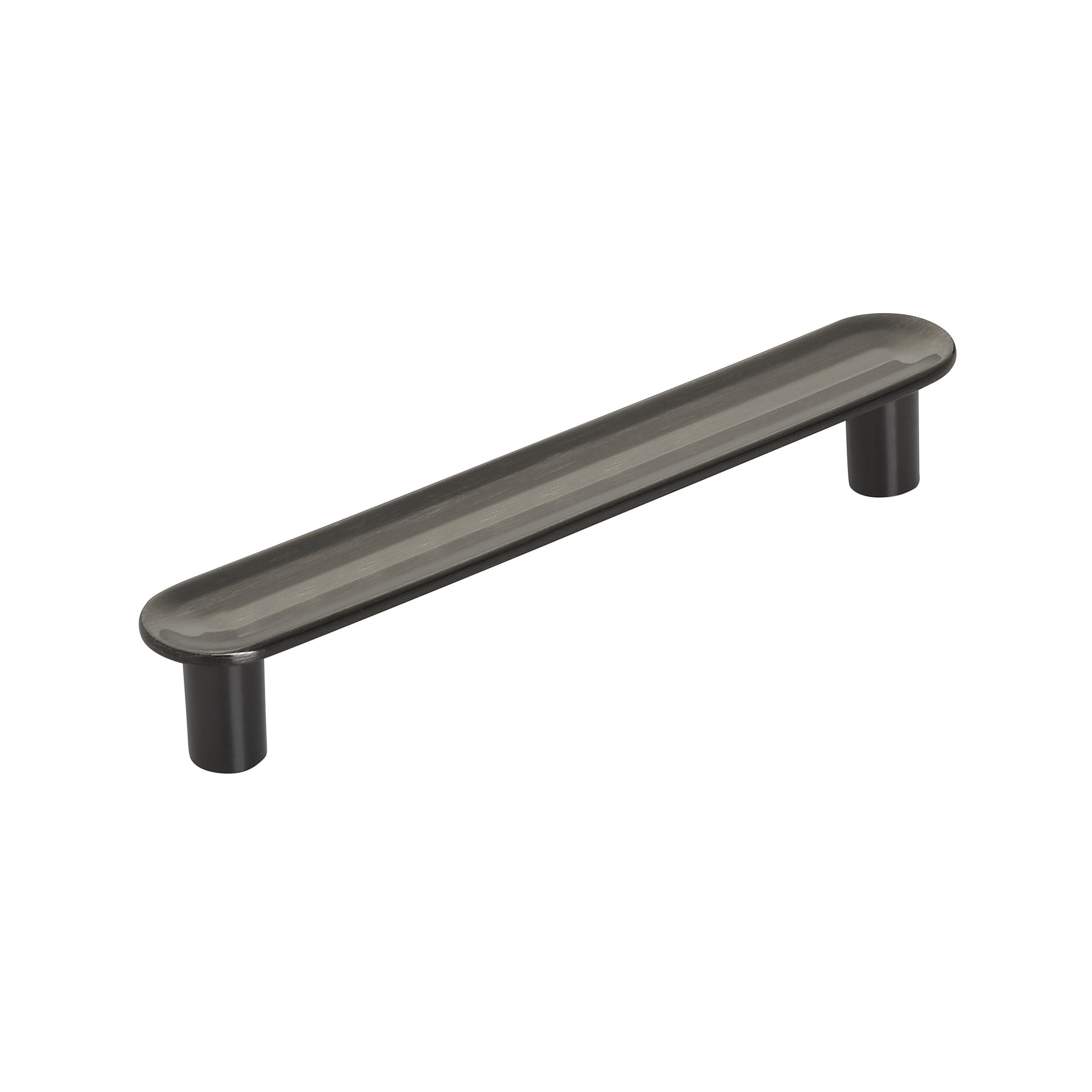 Amerock BP36830GM Concentric 3-3/4-in , 96mm Center to Center Gunmetal Oval Bar
