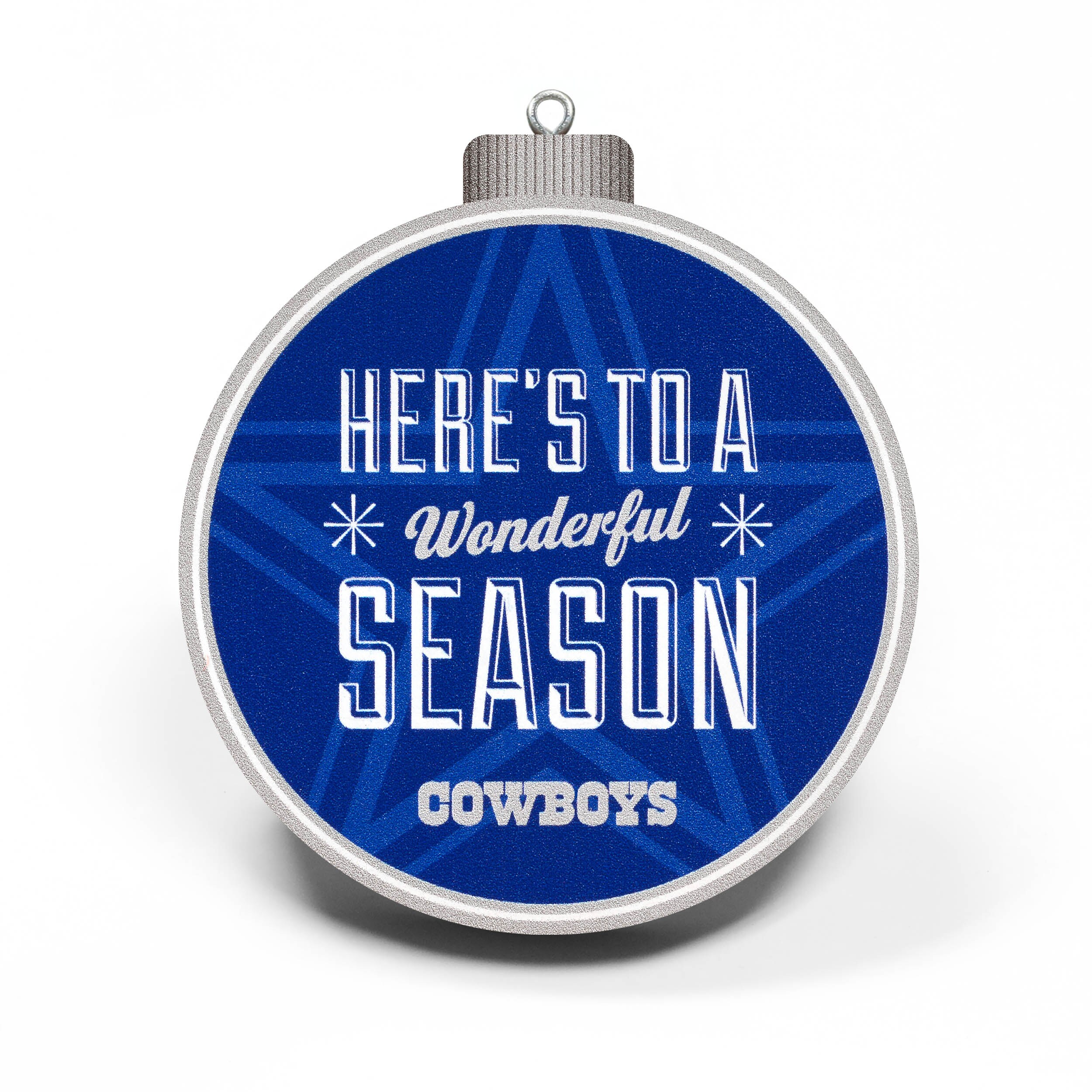 Dallas Cowboys NFL Mancave Sign Ornament