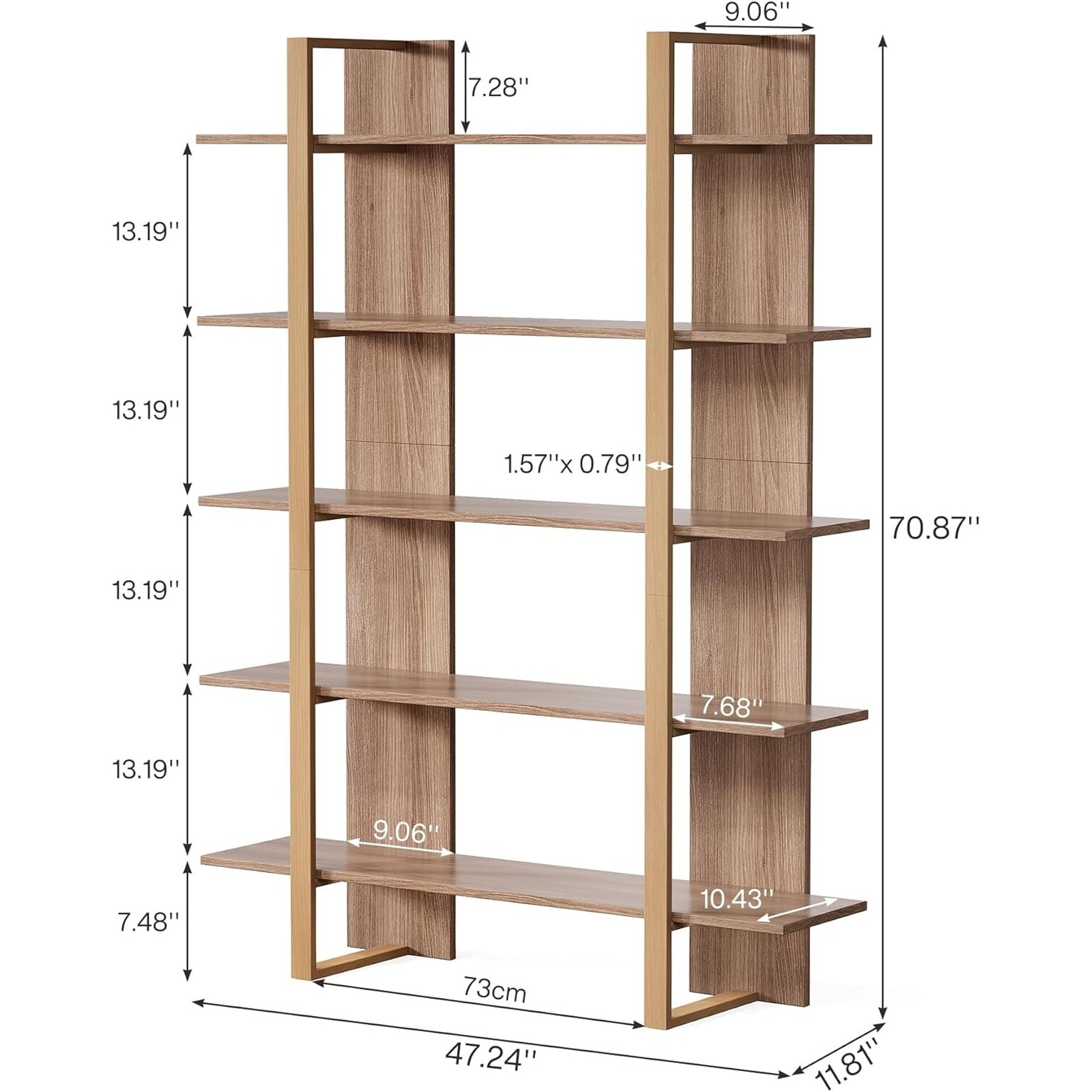 FlowLuxe QSRZW044Q7KH bookcases - View #3