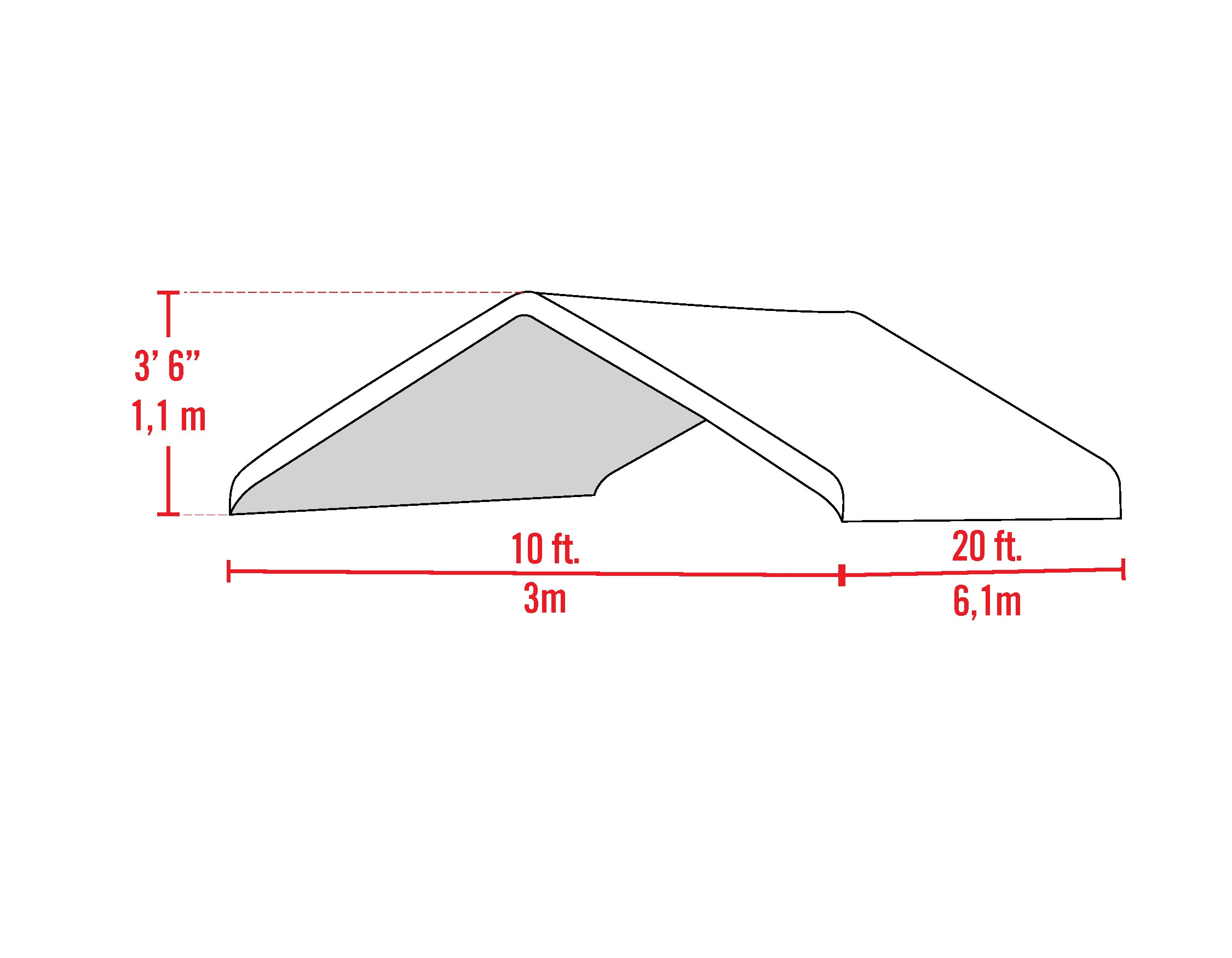 ShelterLogic Accessories White Canopy Replacement Top in the