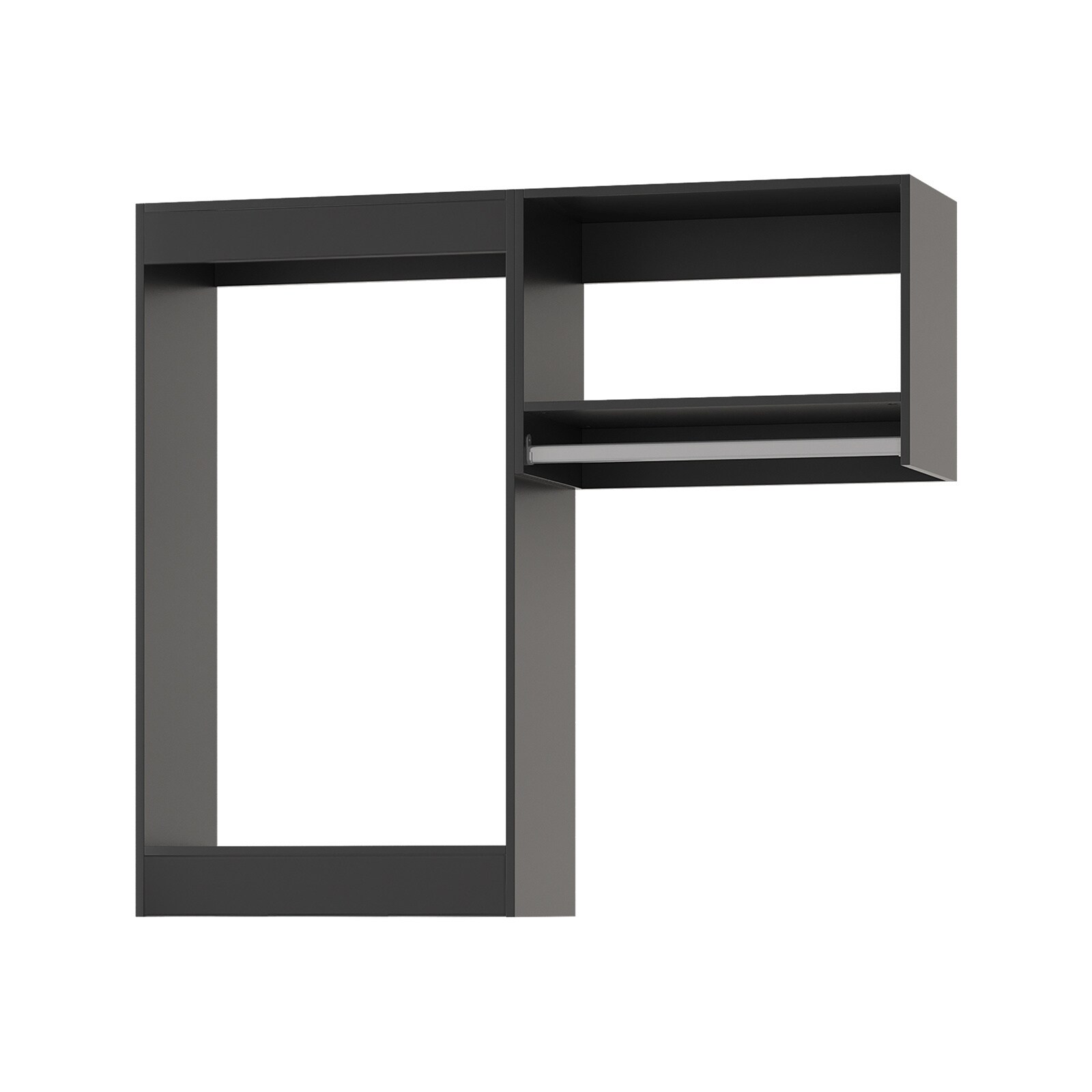 LOVMOR LO-MODEL2-15-ZJL Wood-Closet-Shelves - View #7