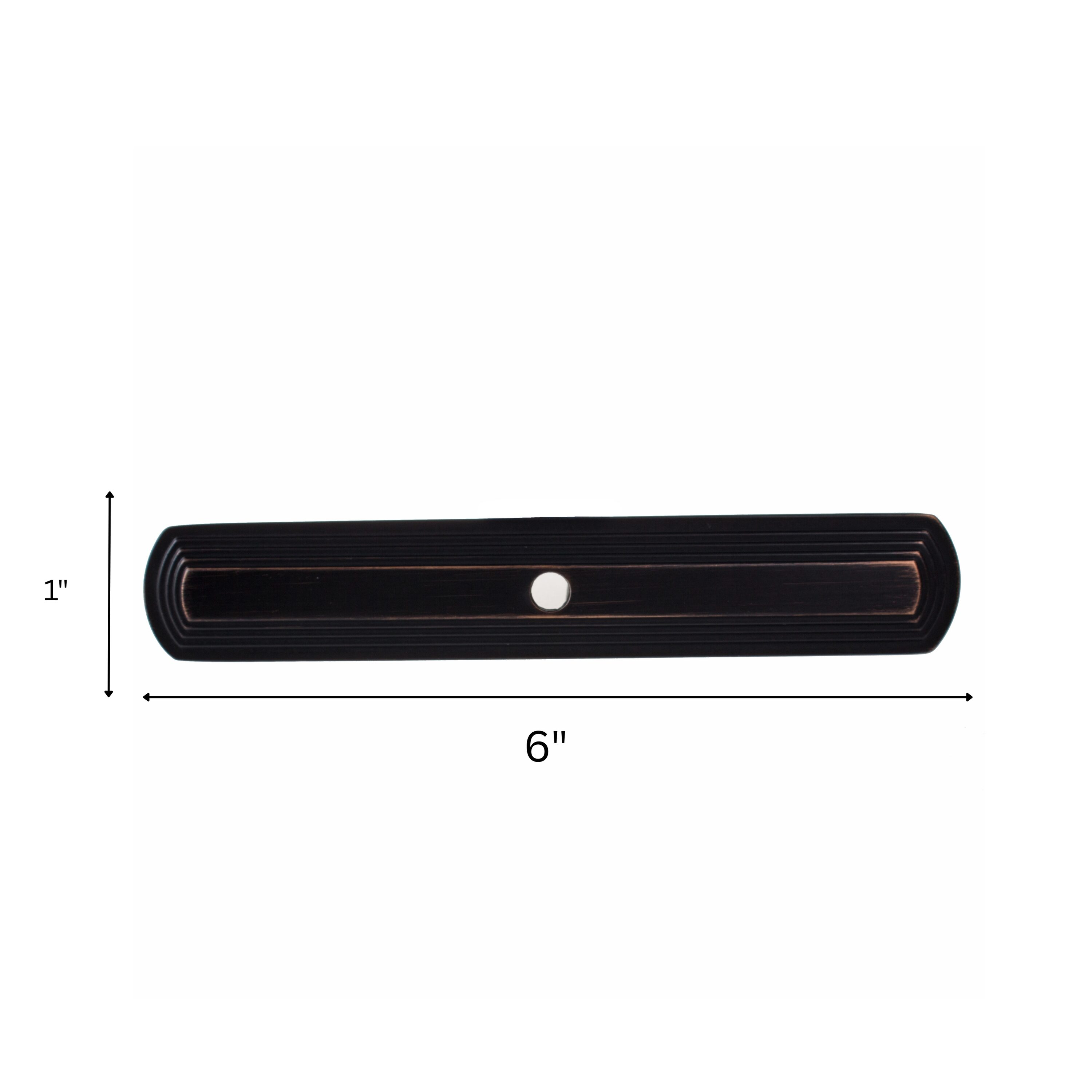 GlideRite Hardware 1079-ORB-5 backplates - View #3