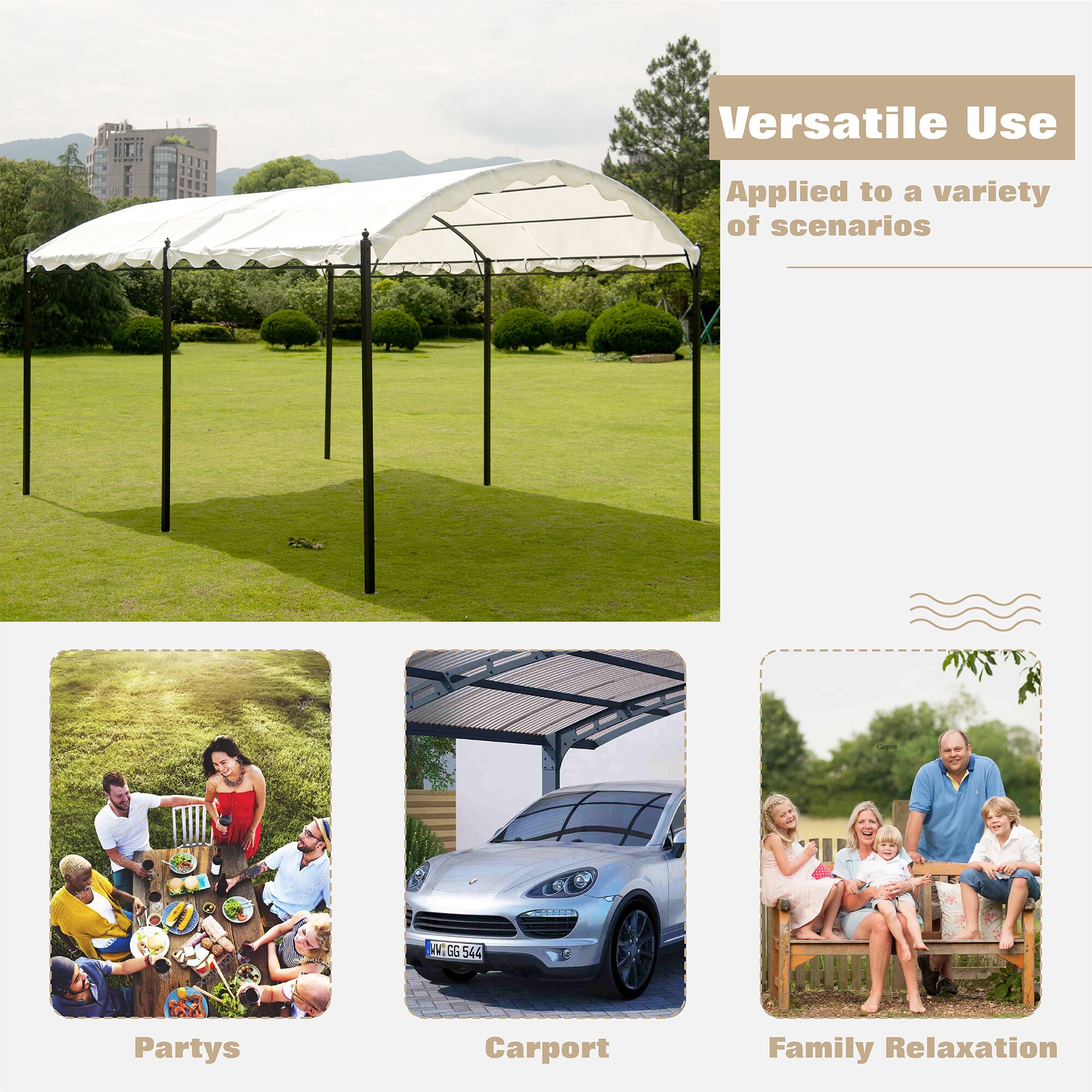 Forclover ALOR-TM13A Carport-Covers - View #5