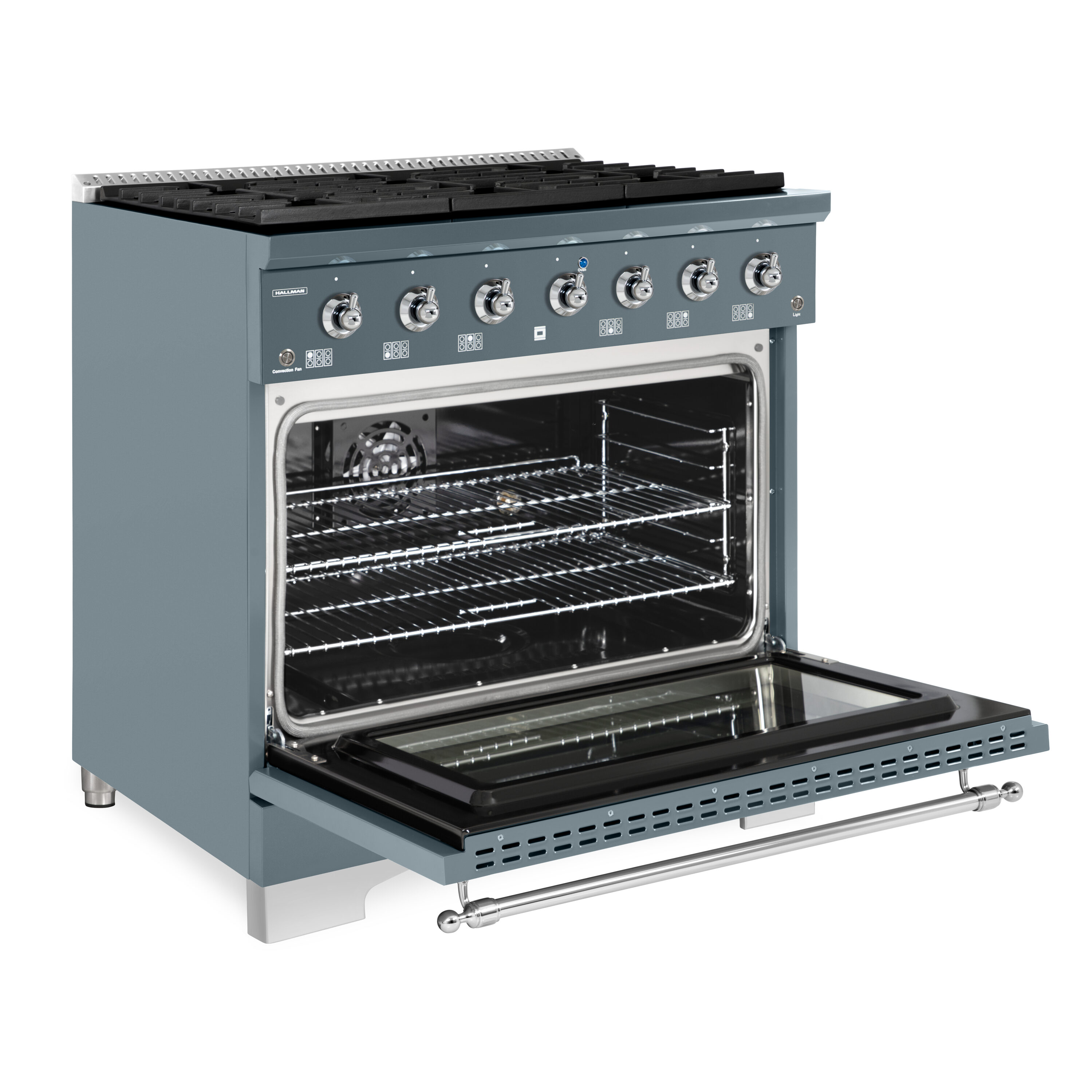 Hallman HCLRDF36CMGR Dual-Fuel-Ranges - View #5