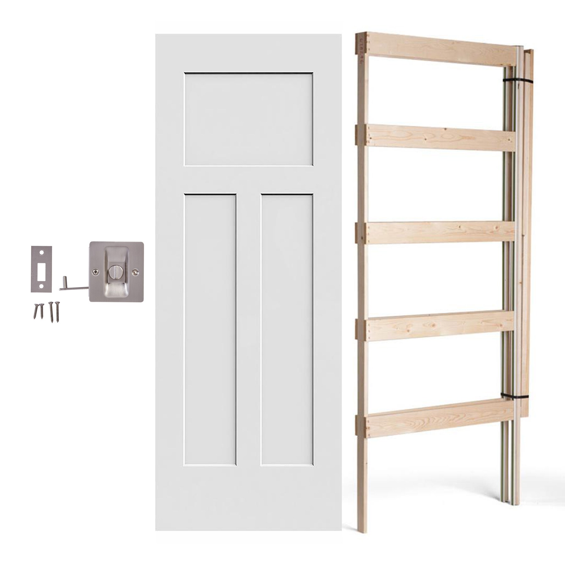 Eclisse Pocket Door Frame with Pocket Door Frame (For Common Size: 32-in x 80-in Door Slab)