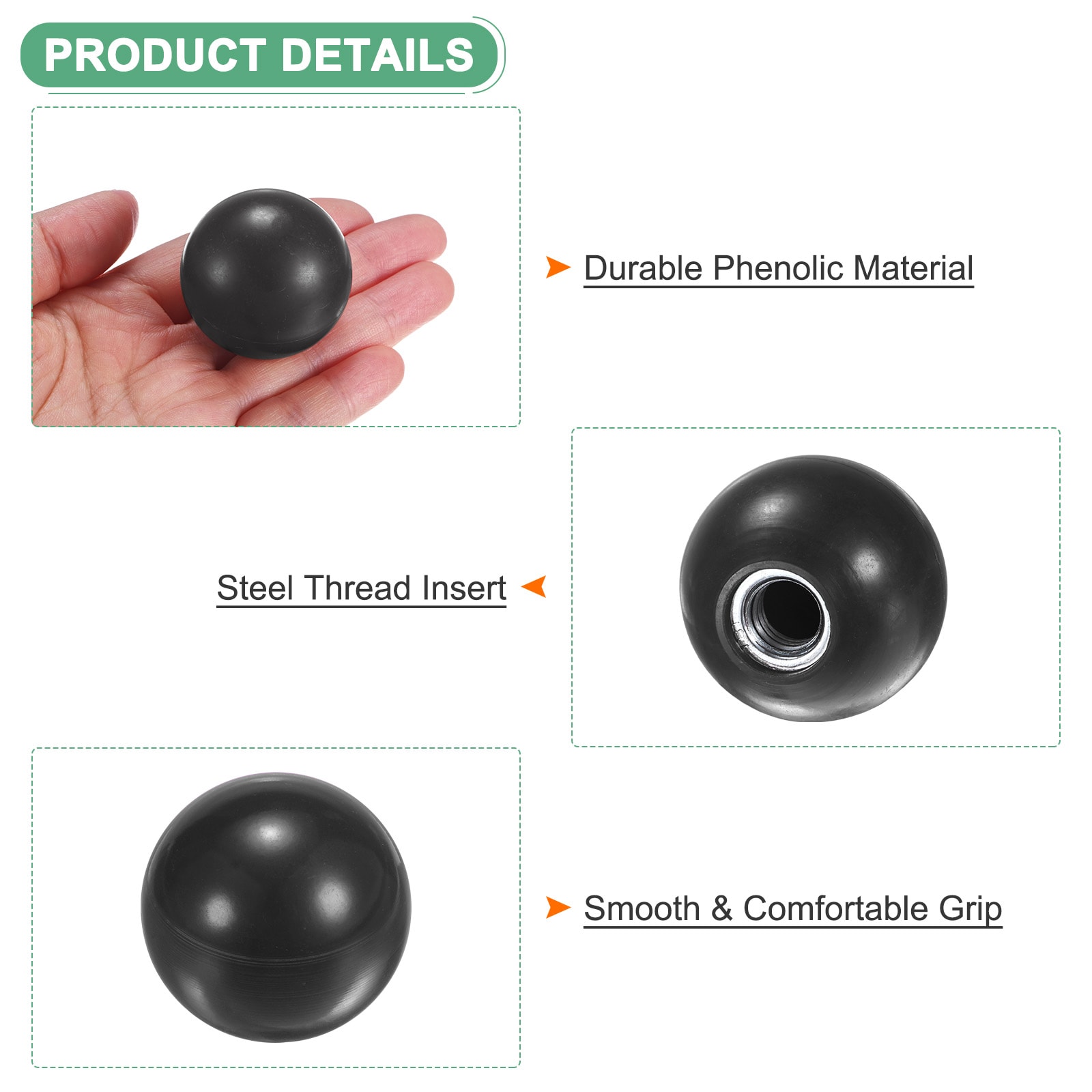 Unique Bargains S26091500UX9481 Cabinet-Knobs - View #2