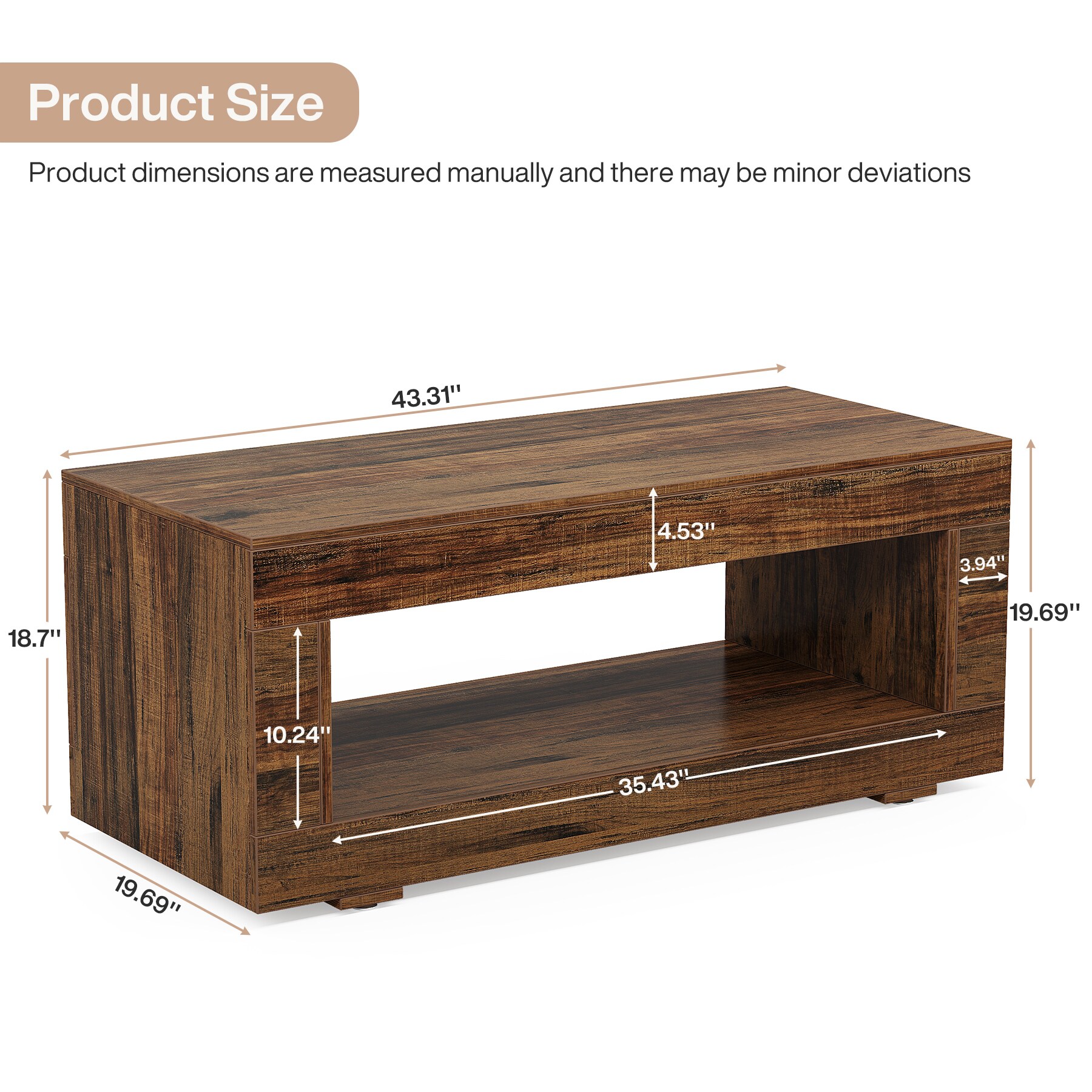 Tribesigns LWFD-JW0892 Coffee-Tables - View #5