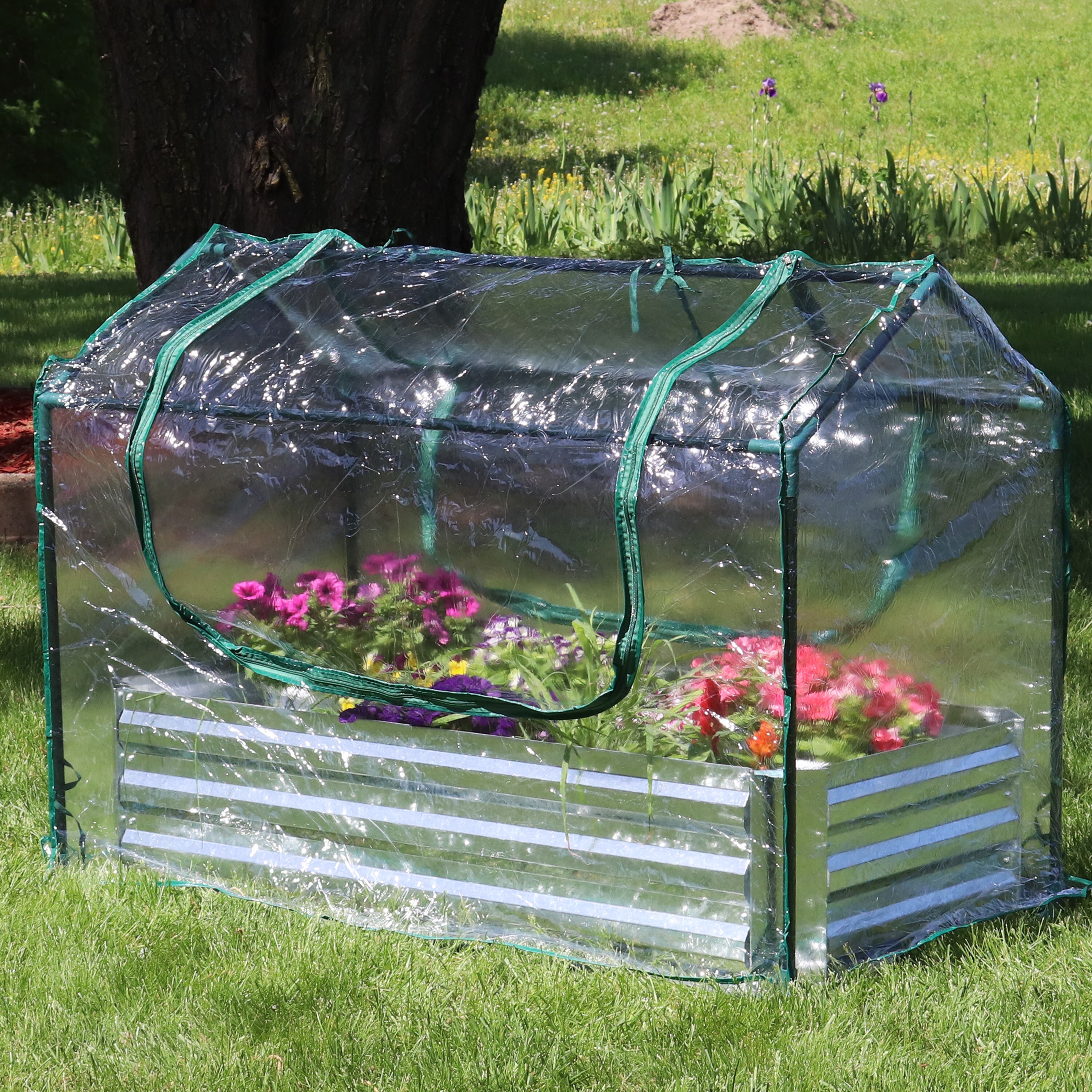 Sunnydaze Decor HB-883 greenhouses - View #2