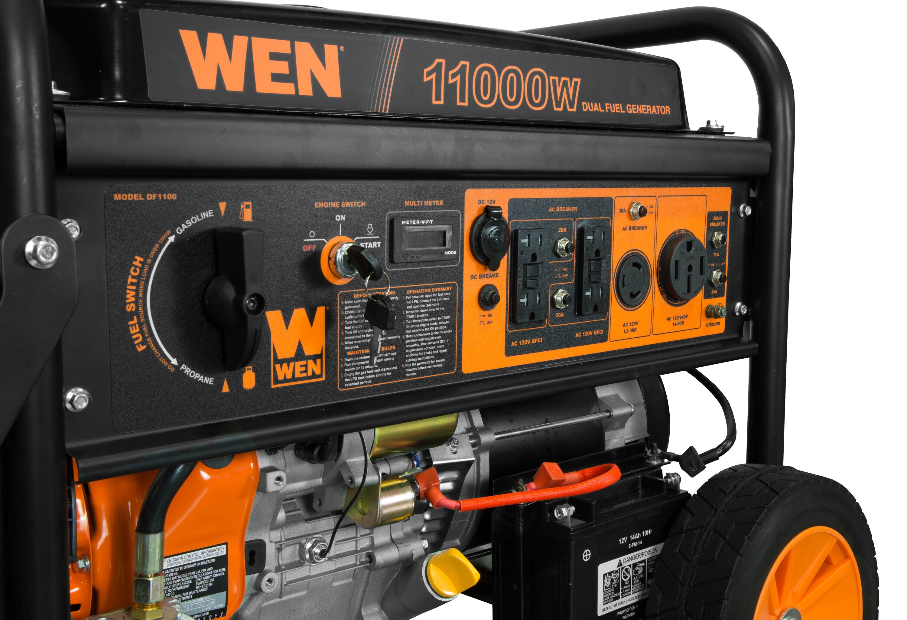 WEN DF1100T Portable-Generators - View #6