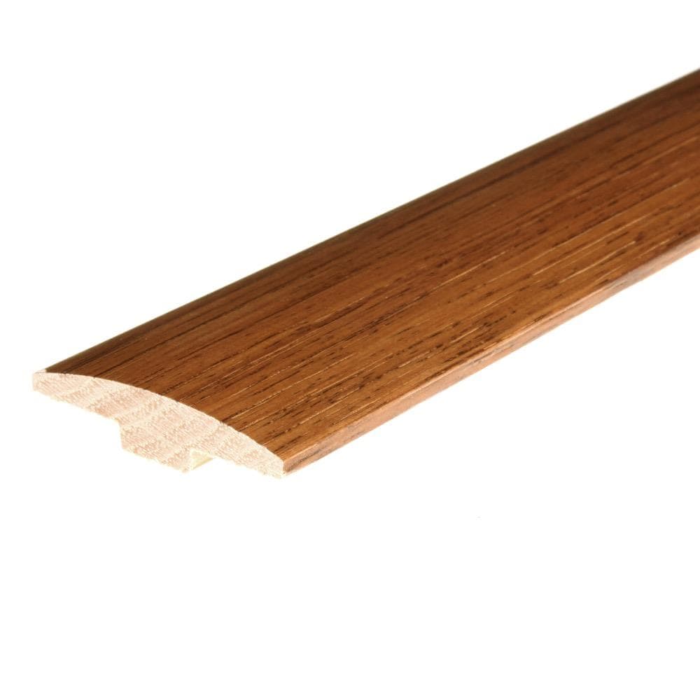 Flexco 778672 T-moulding Oxford Brown 0.46-in T x 2-in W x 78-in L Solid wood T-moulding