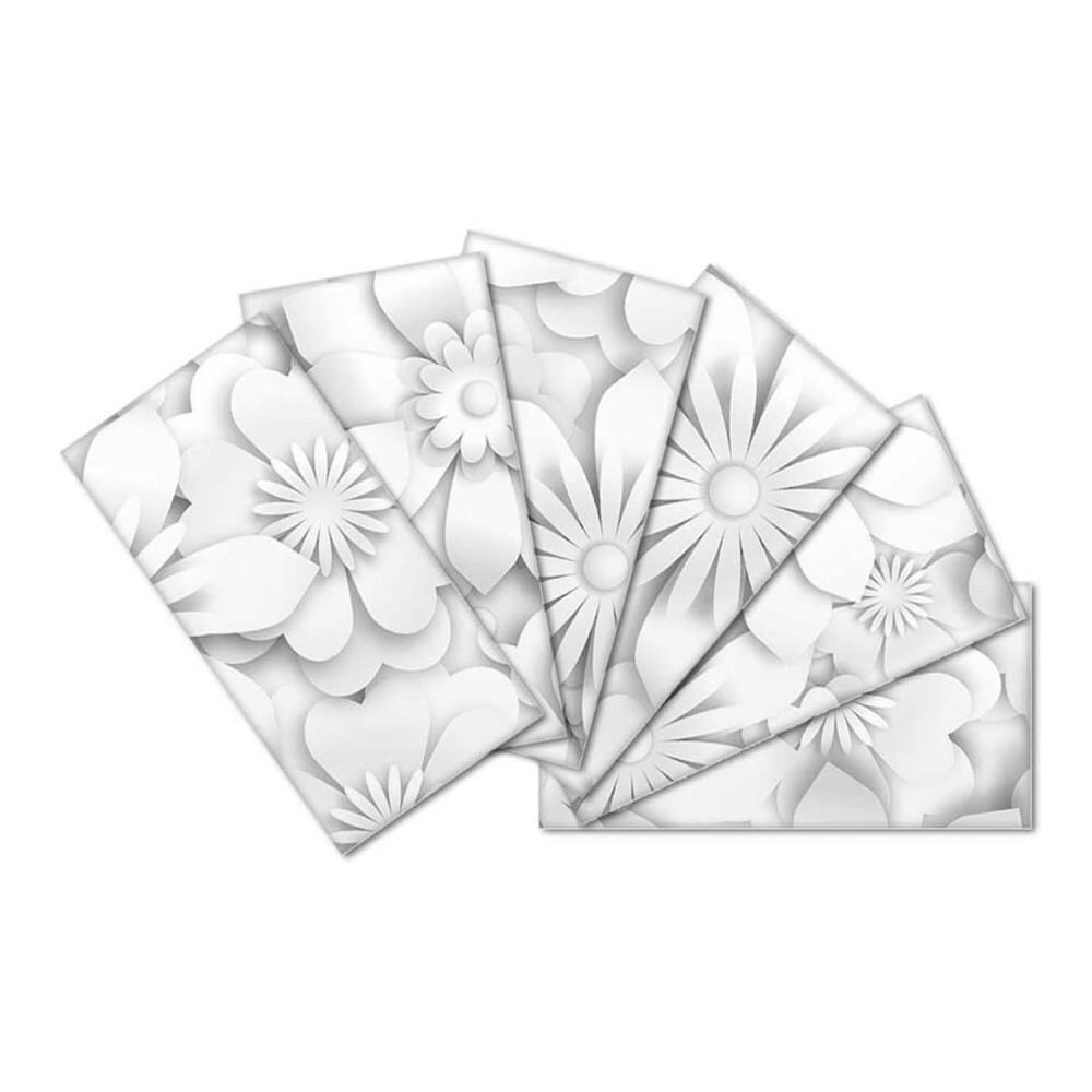 Instant Mosaic 1440301 SkinnyTile 48-Pack Multicolor 3-in x 6-in Glossy Glass Random Wall Tile