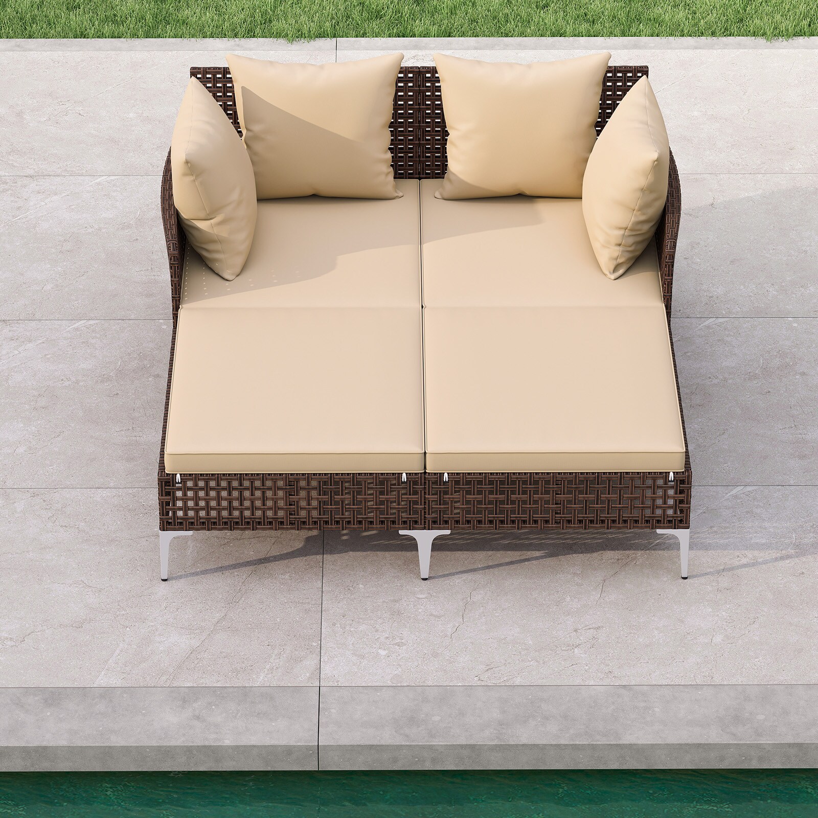 Slickblue D-CO-NB93347WH Patio-Sofas-Daybeds - View #7
