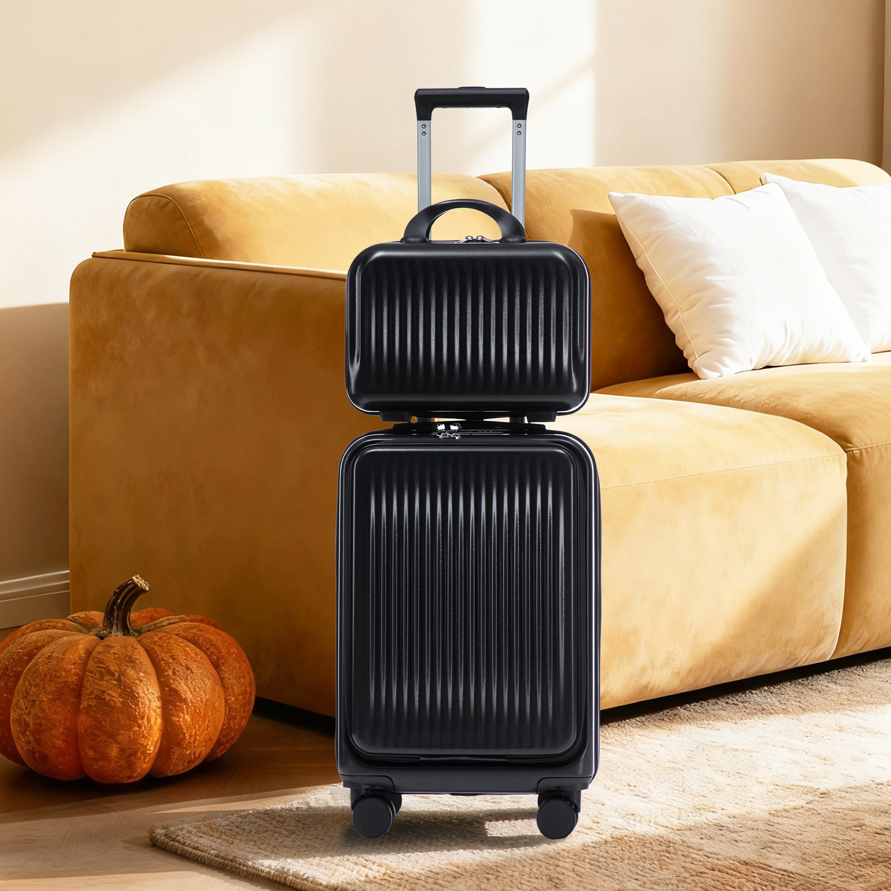 SINOFURN SYD9400001BK Luggage-And-Luggage-Sets - View #2
