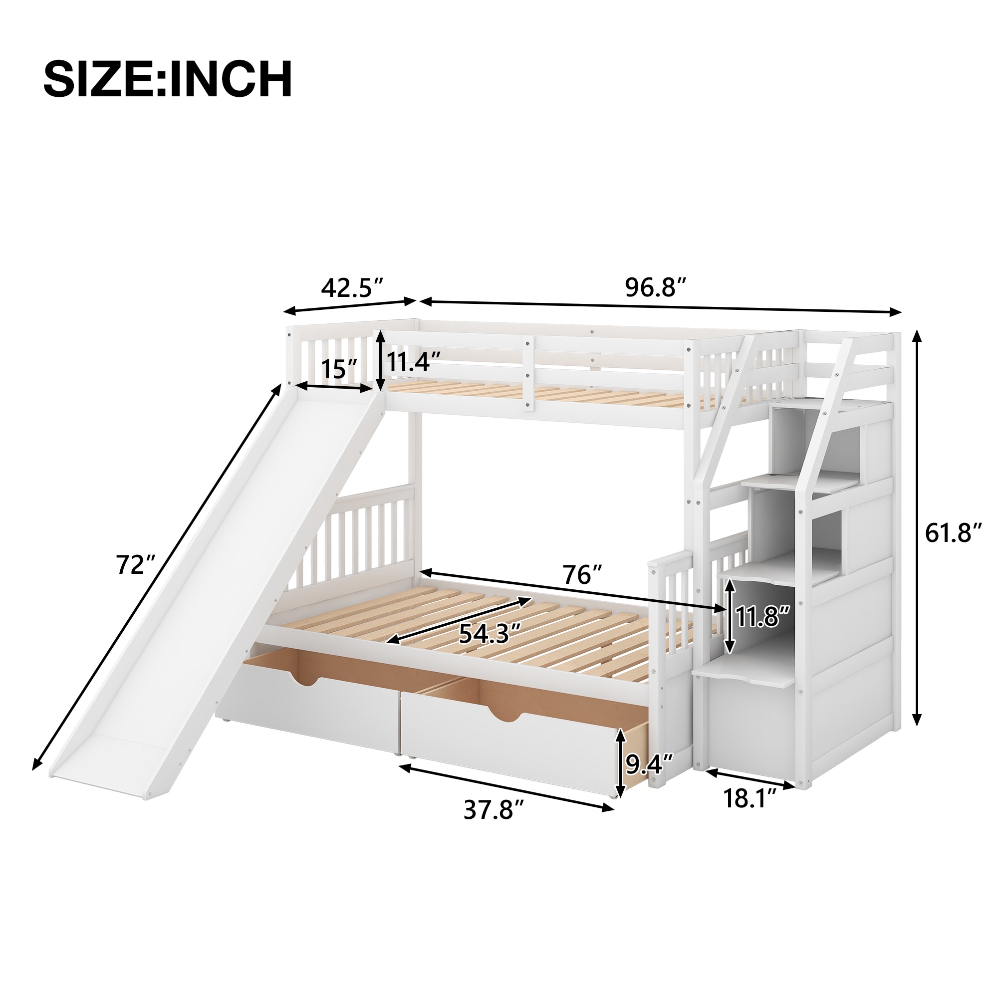 ModernLuxe SM000109AAK-1 Bunk-Beds - View #5