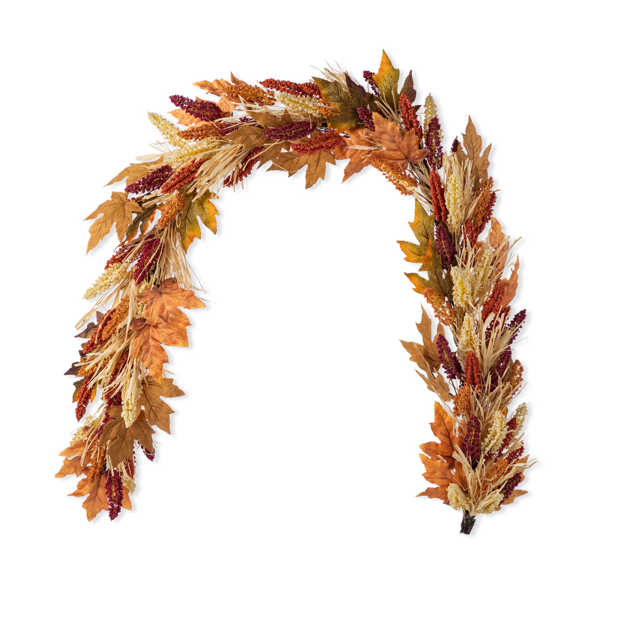 Glitzhome 6-ft (non powered) Harvest Artificial garland