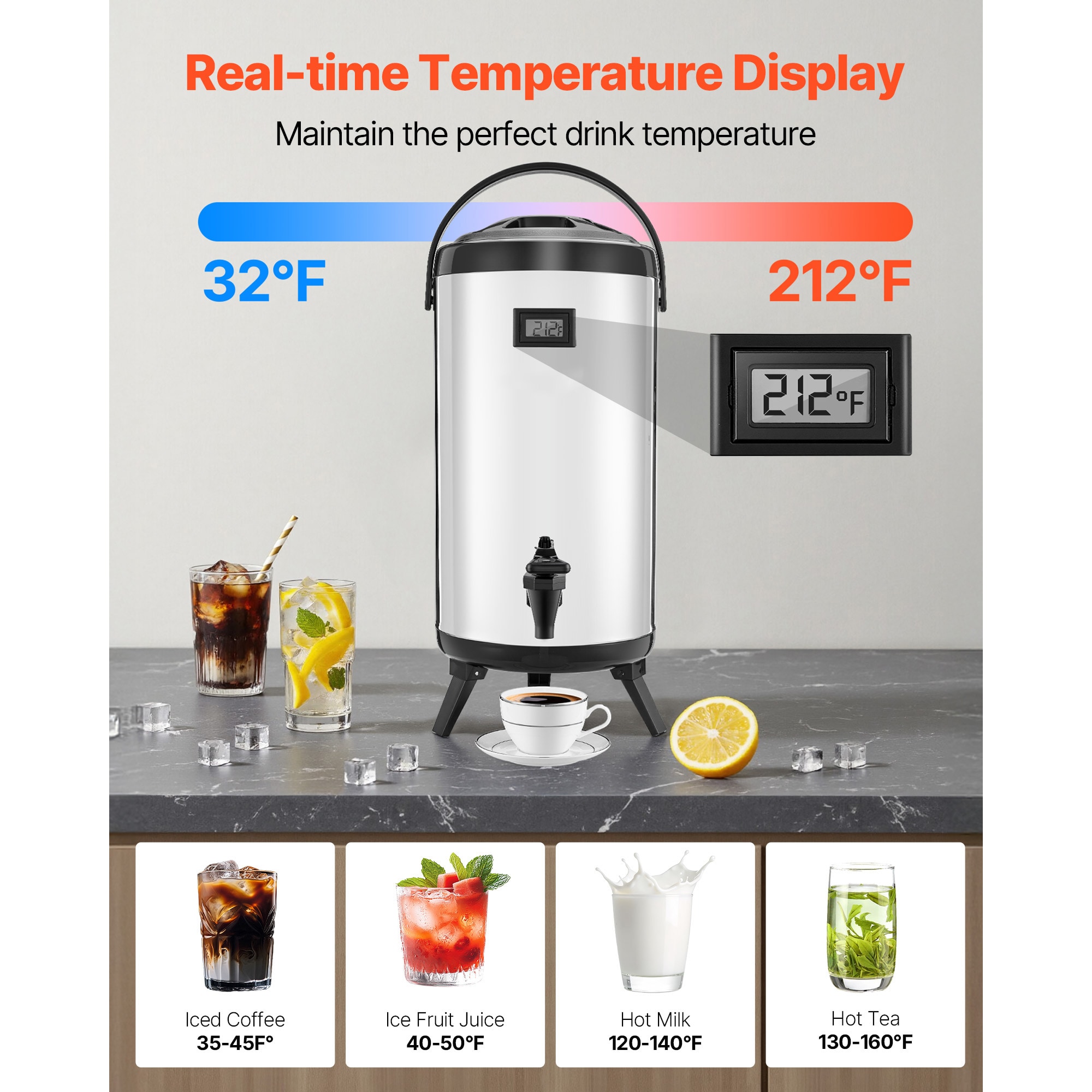 VEVOR SCYLHLQQYXKY07847V9 Bev-Dispensers - View #2
