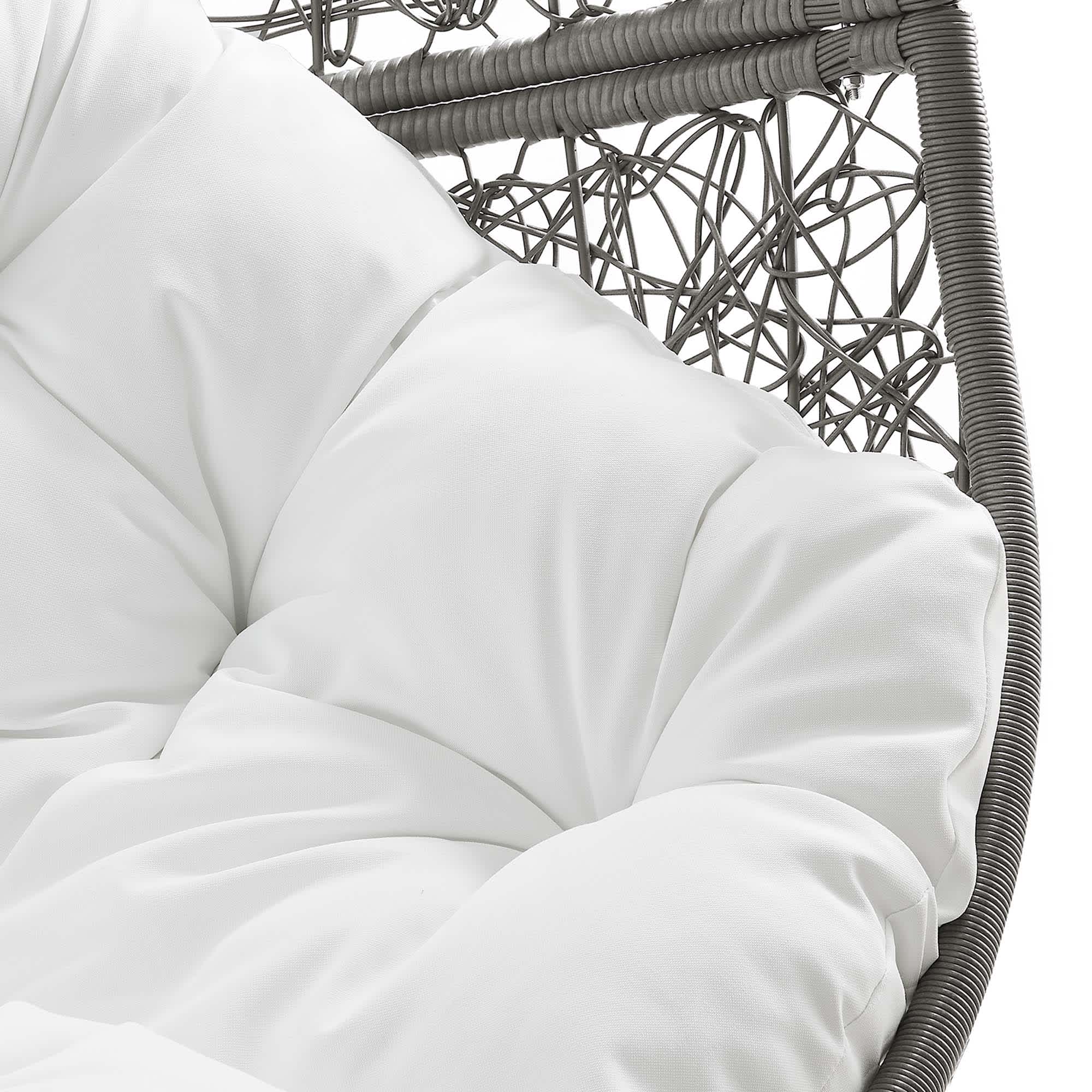 Modway EEI-6262-GRY-WHI Swing-Gliders - View #4