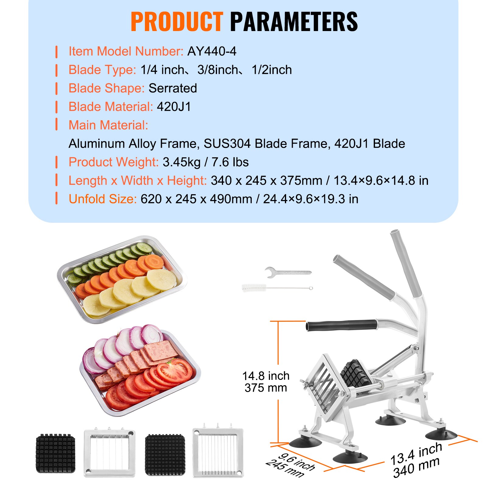 VEVOR SCFQQPJWS14303768V0 Food-Slicers - View #7