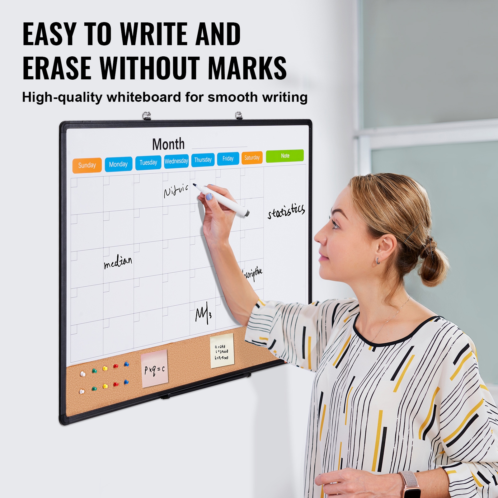 VEVOR SCRMB36X24RL05571V0 Dry-Erase-Bulletin-Boards - View #3