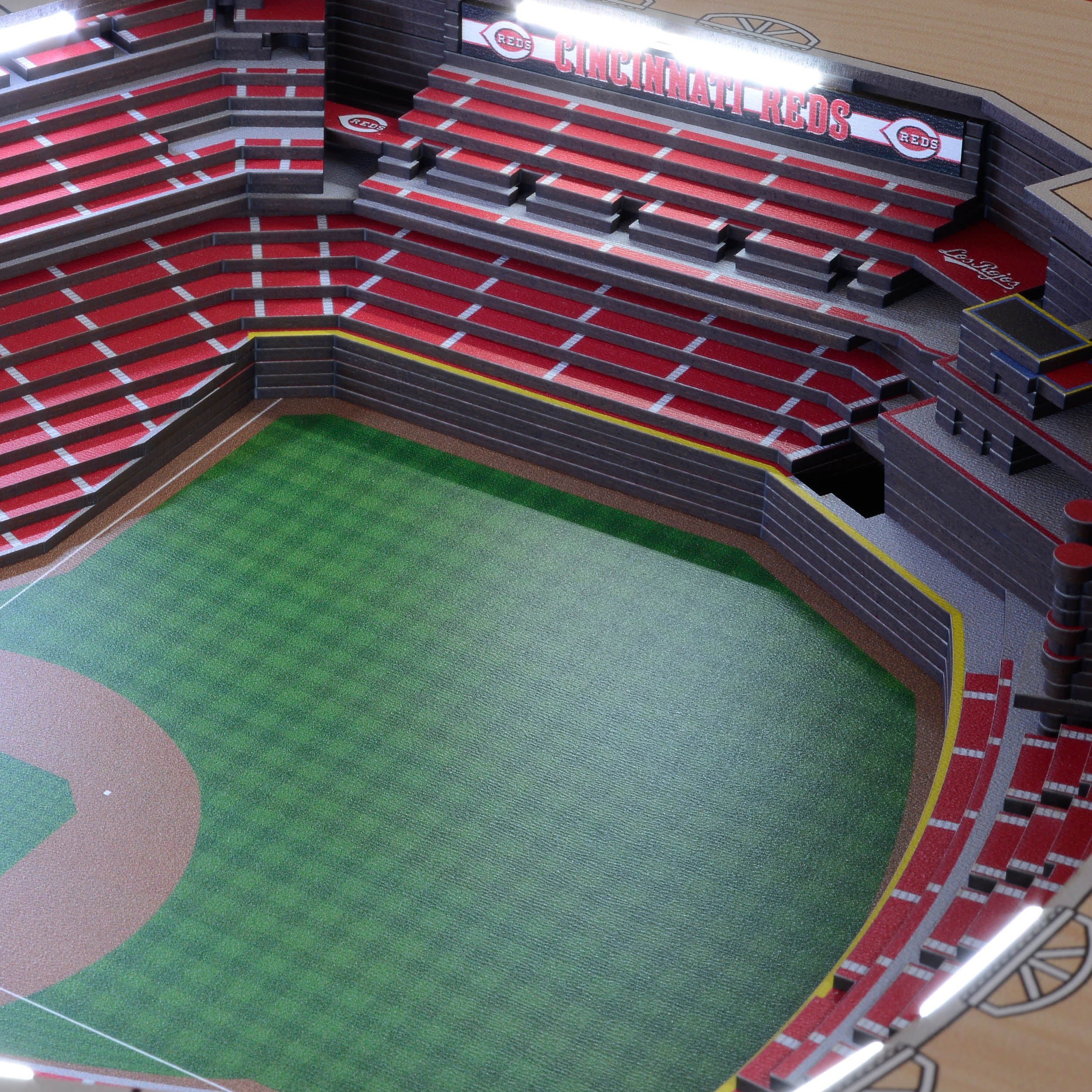 Cincinnati Reds 25 Layer StadiumViews 3D Wall Art