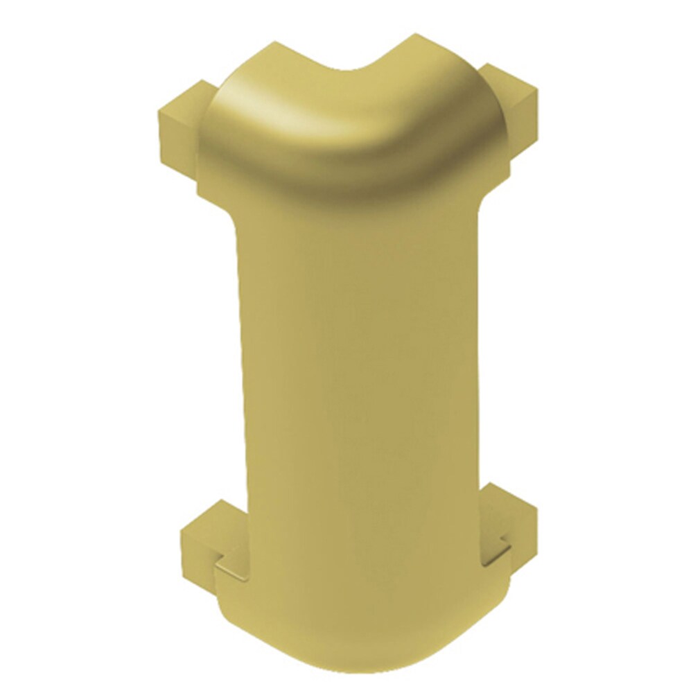 Schluter Systems E90RC80AM39 Rondec-CT 0.313-in W x 1.898-in L Satin brass anodized aluminum Aluminum Outside corner Tile Edge Trim
