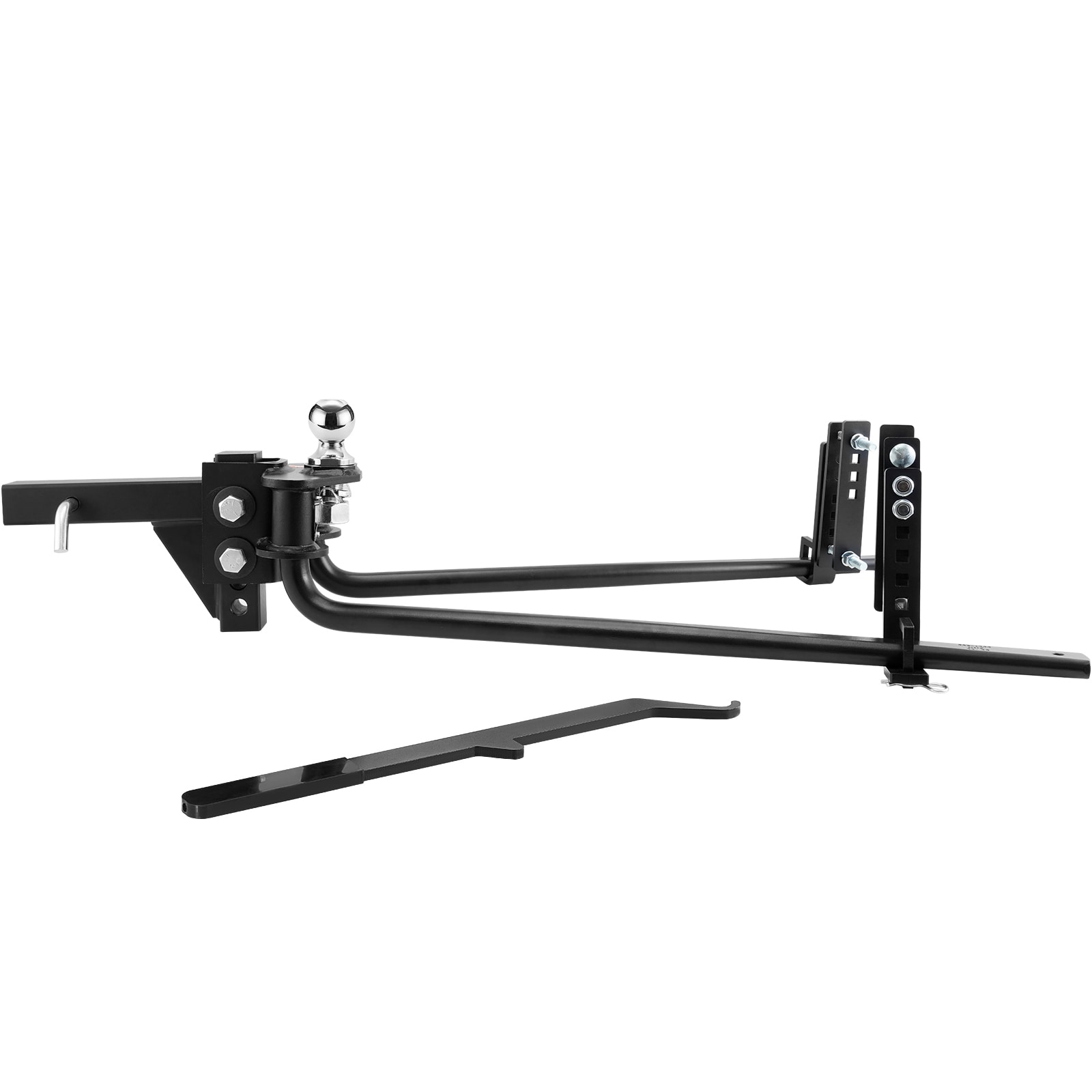 SVOPES SVOPESYBKZTCG09042V0 Weight Distribution Hitch. 1 Lbs Capacity. Sway Control. 2-inch Solid Steel Shank. 2-5/16-inch Alloy Steel Ball. Powder-coated Load Leveling Hitch