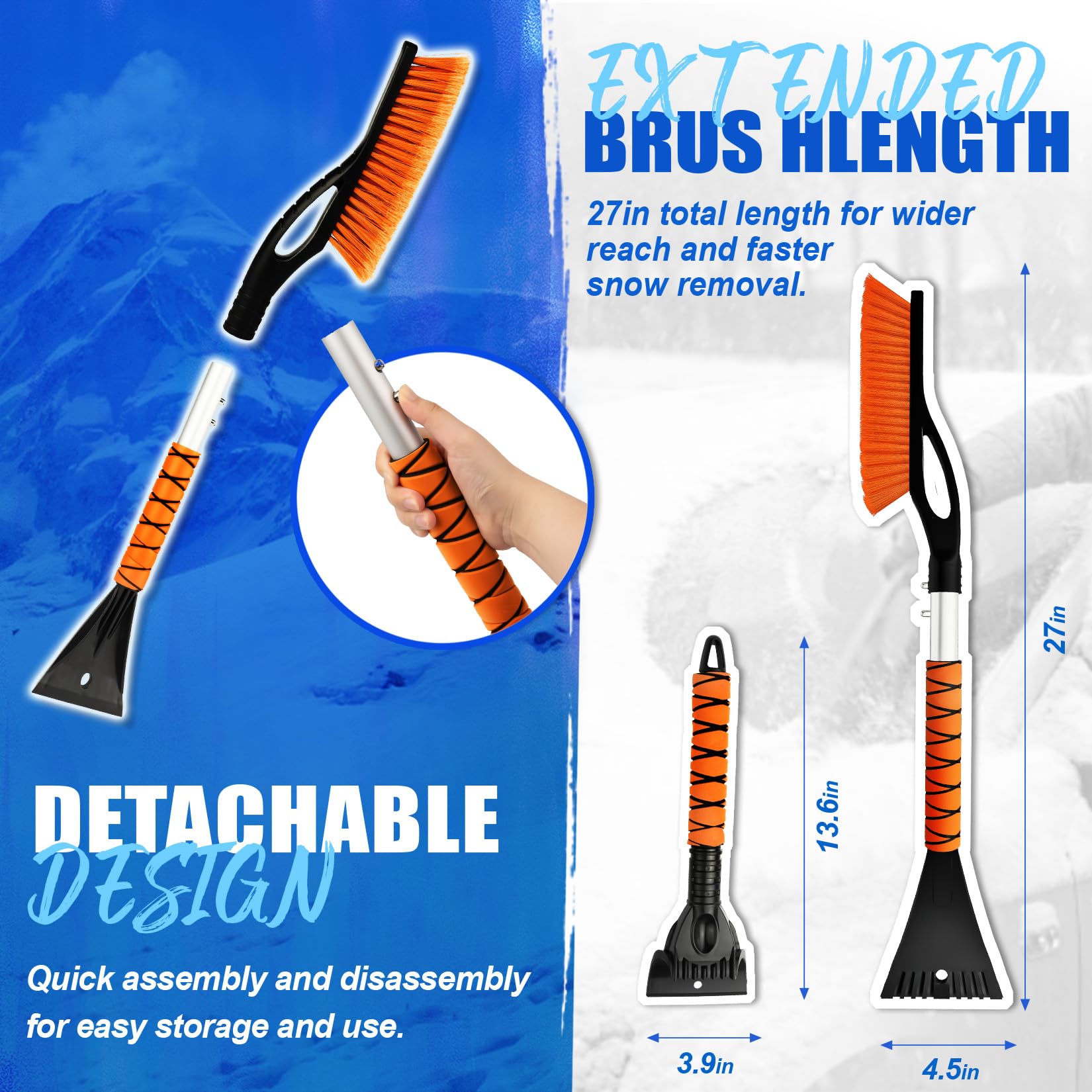 Afoxsos LAF1222W39 Snow-Shovels - View #3