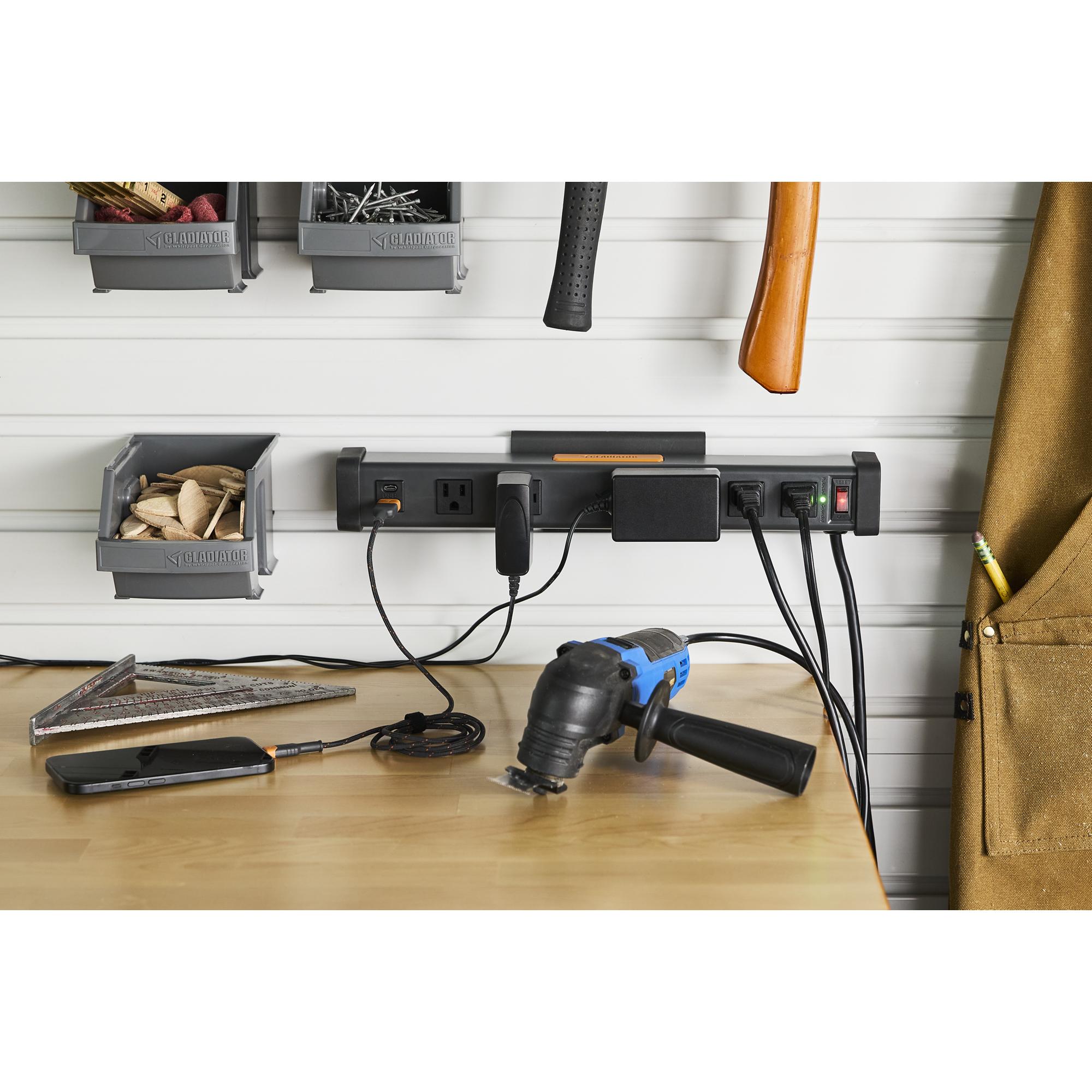 Gladiator GAWU16PSPK Electrical-Power-Strips - View #5