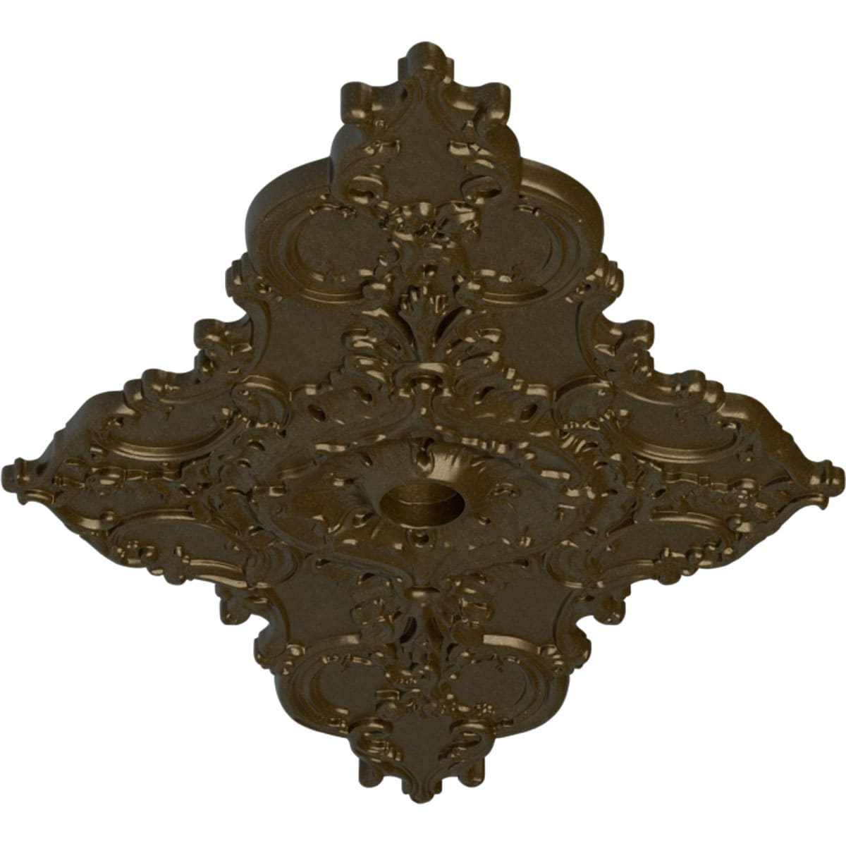 Ekena Millwork CM70X43MLBRS Ceiling-Medallions - View #2