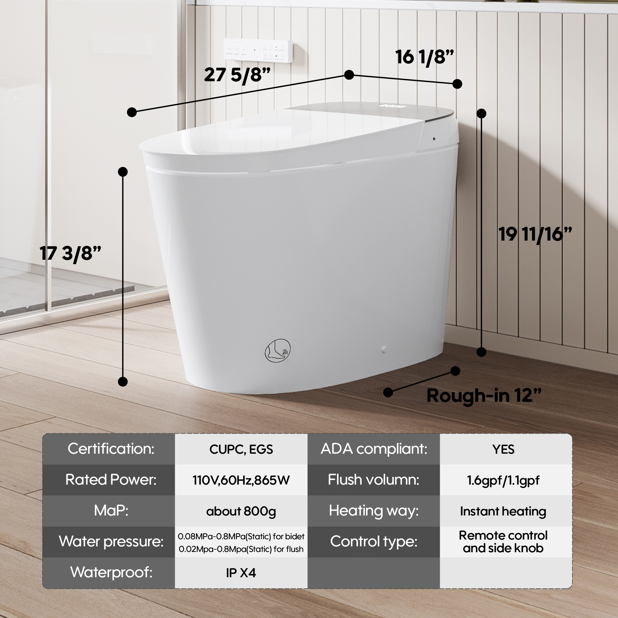 WELLFOR XS-P238860 toilets - View #15