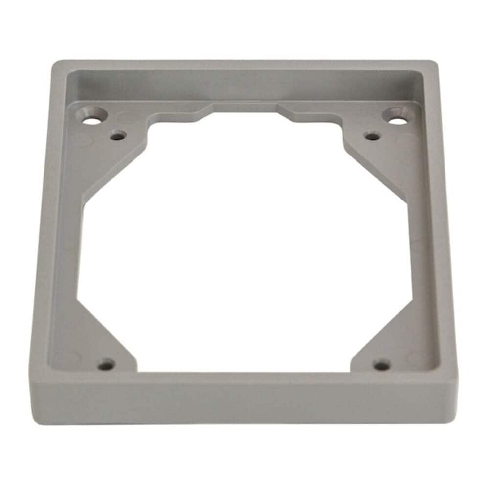 Hubbell Wiring Device-Kellems Box Cover 1 Gang PVC Flush Cover Type PFBRFRA #PFBRFRA