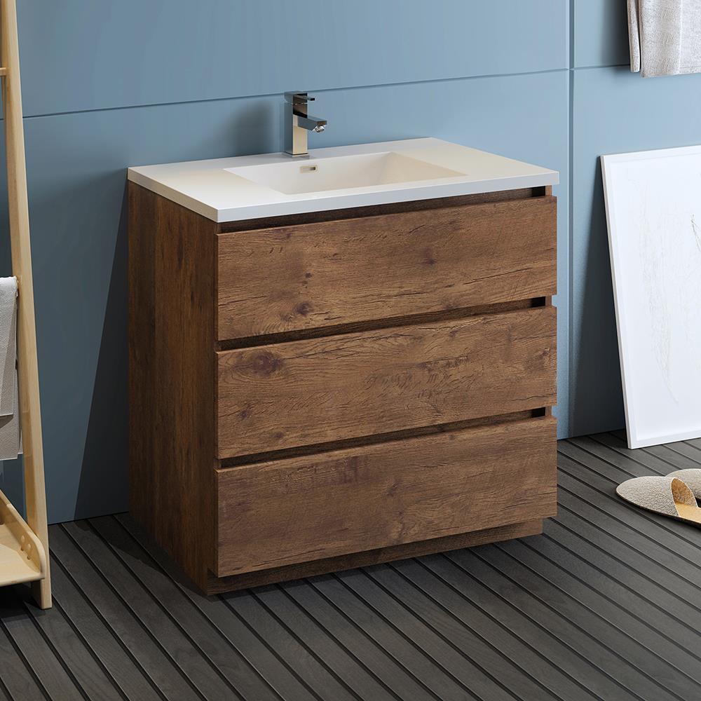 Fresca FCB9336RW-I Bath-Vanity-Combo - View #3