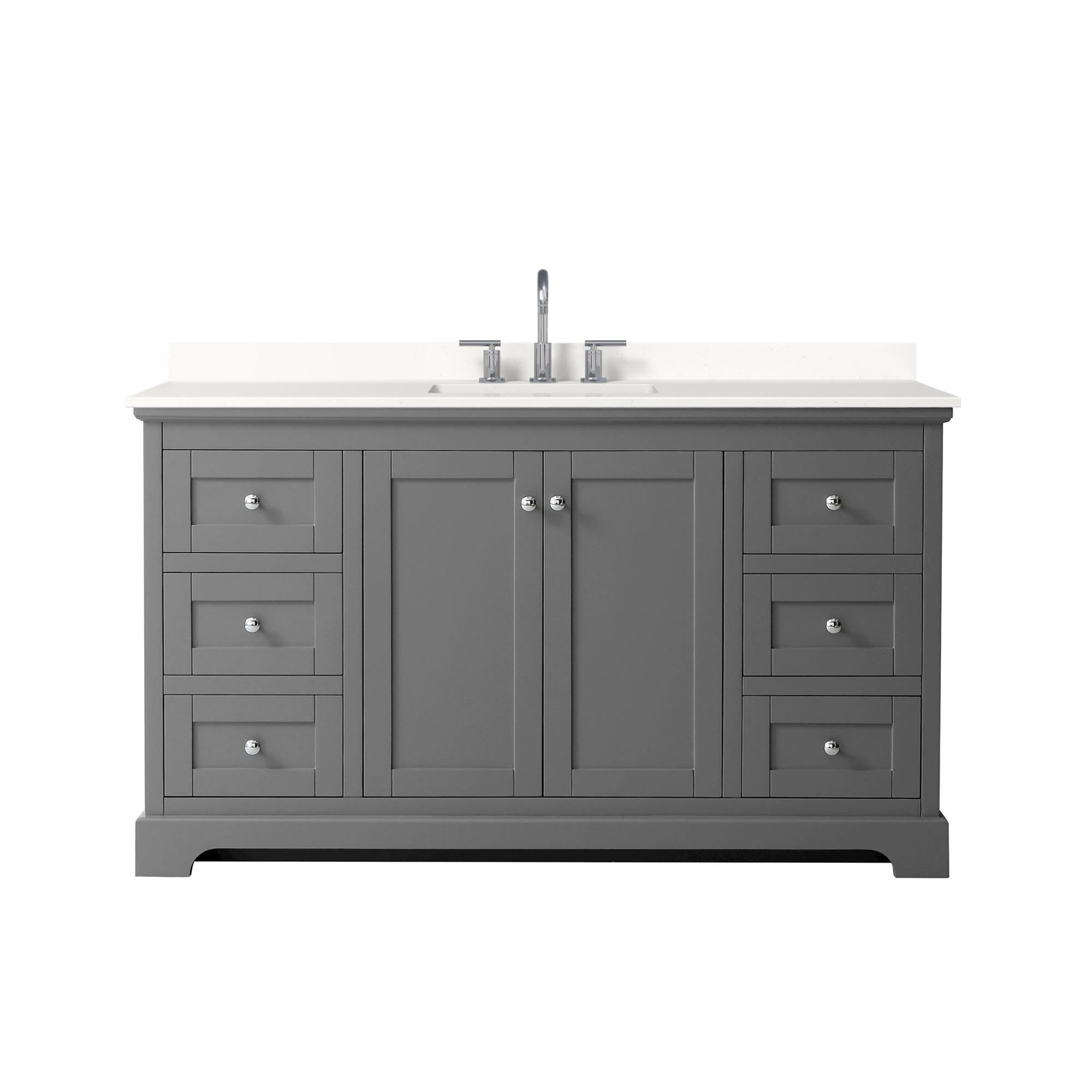 Wyndham Collection WCV232360SKGWQUS3MXX Bath-Vanity-Combo - View #2