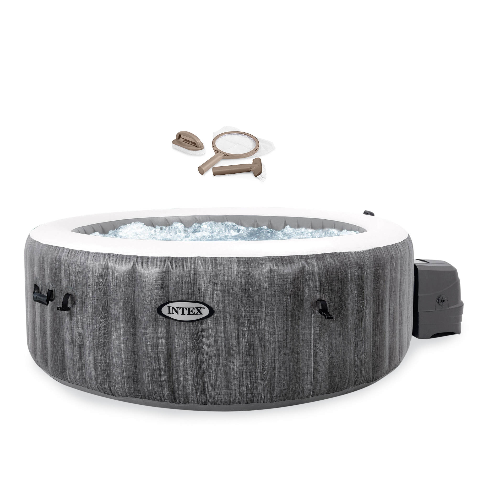 Intex 301087 PureSpa 140 Jet 6 -Person Inflatable Round Hot Tub (Cover Included)