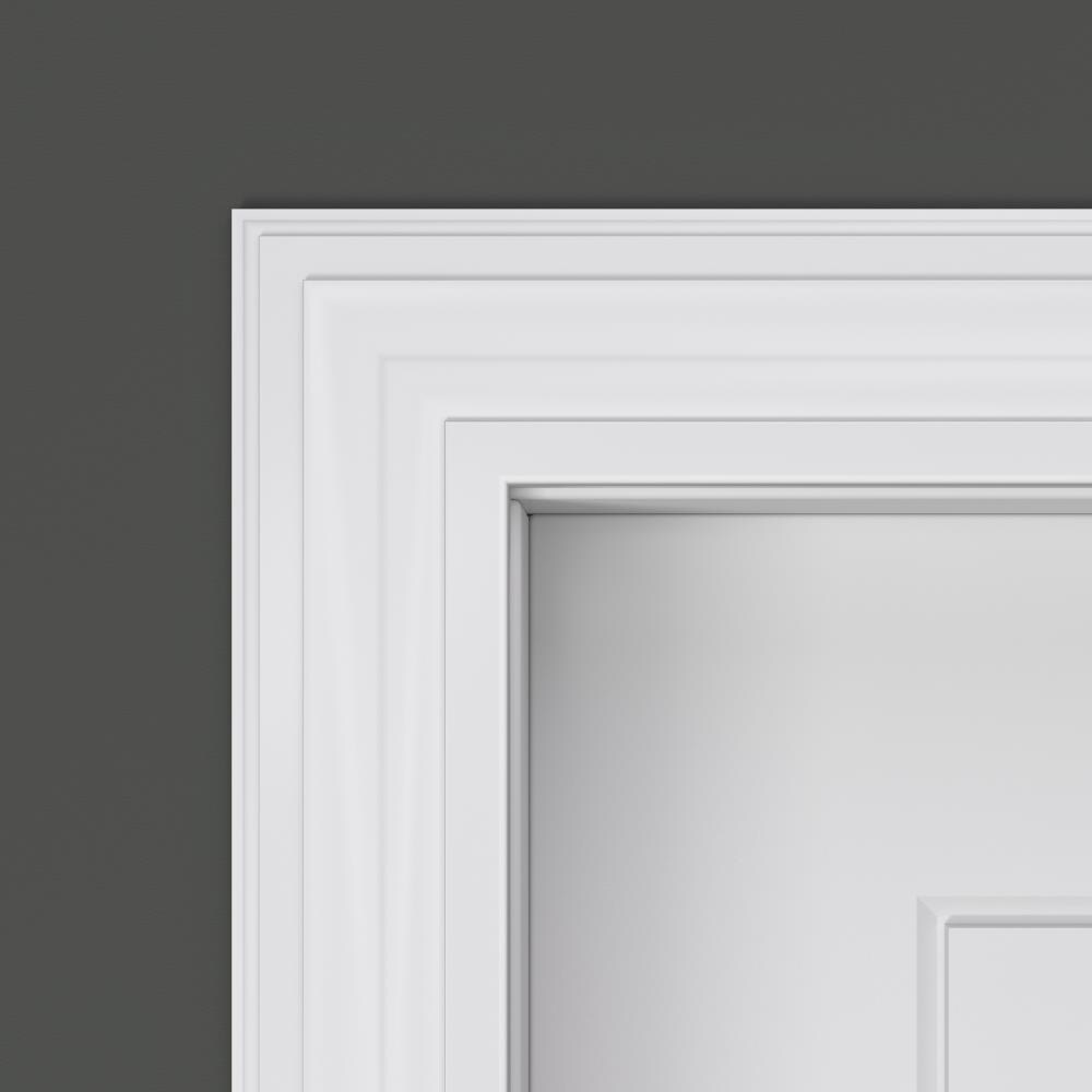 2.5-in x 6.66-ft Pine Primed Finger Joint Door Casing Kit in the Door ...