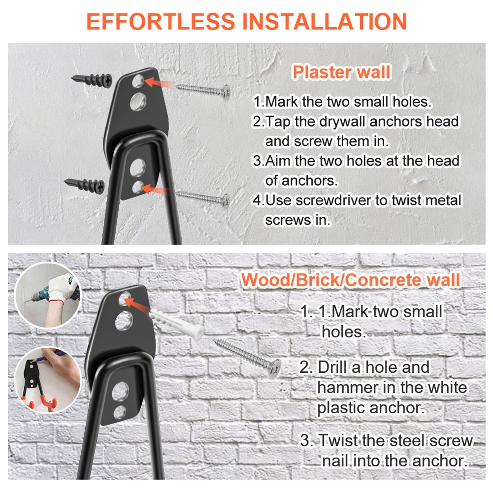 Etokfoks EFT1012A20 Garage-Storage-Hooks - View #4