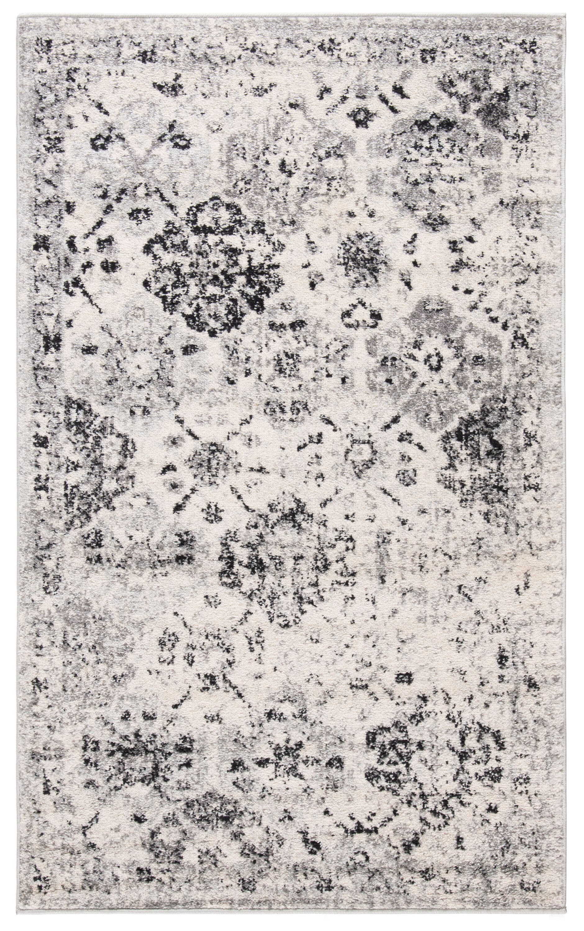 Madison611G Silver Gray 3in x 5in Rug