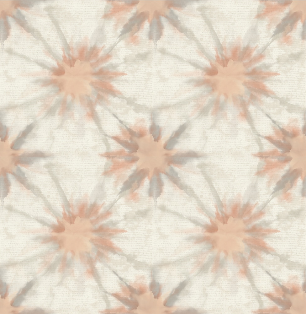 A-Street Prints 1014-001860 Kismet 56.0-Sq. Feet Coral Non-woven Geometric Unpasted Wallpaper