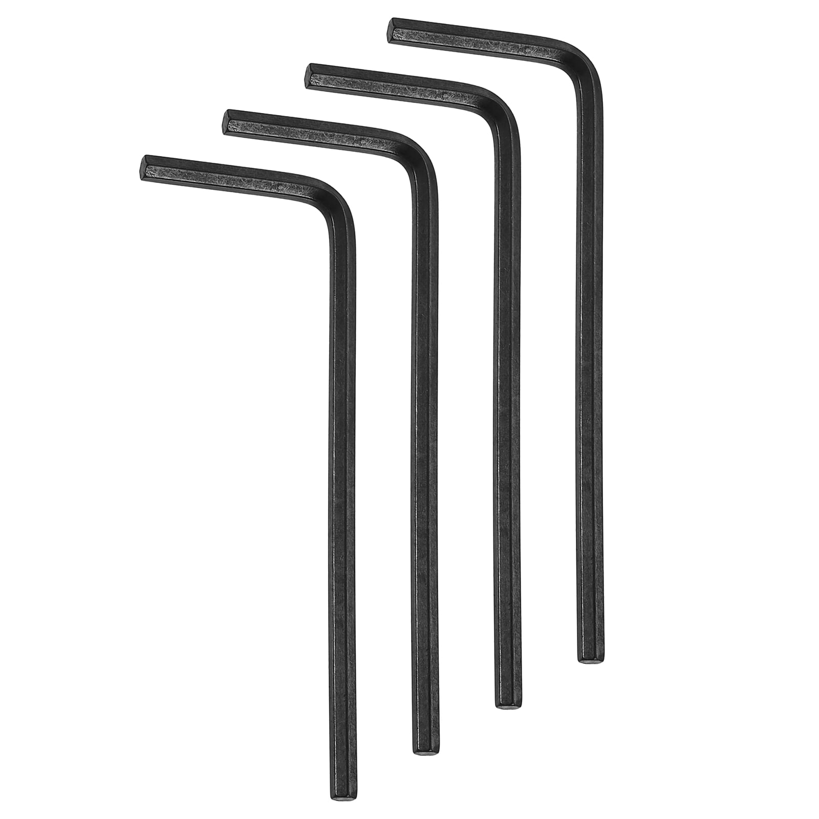 Harfington 4pcs Hex Key Wrench 5/64inch 45# Steel L-Shape Hexagon SAE Wrenches Repairing Tool for Home DIY Bike Motorcycle Repair Black #S26051300UX4847