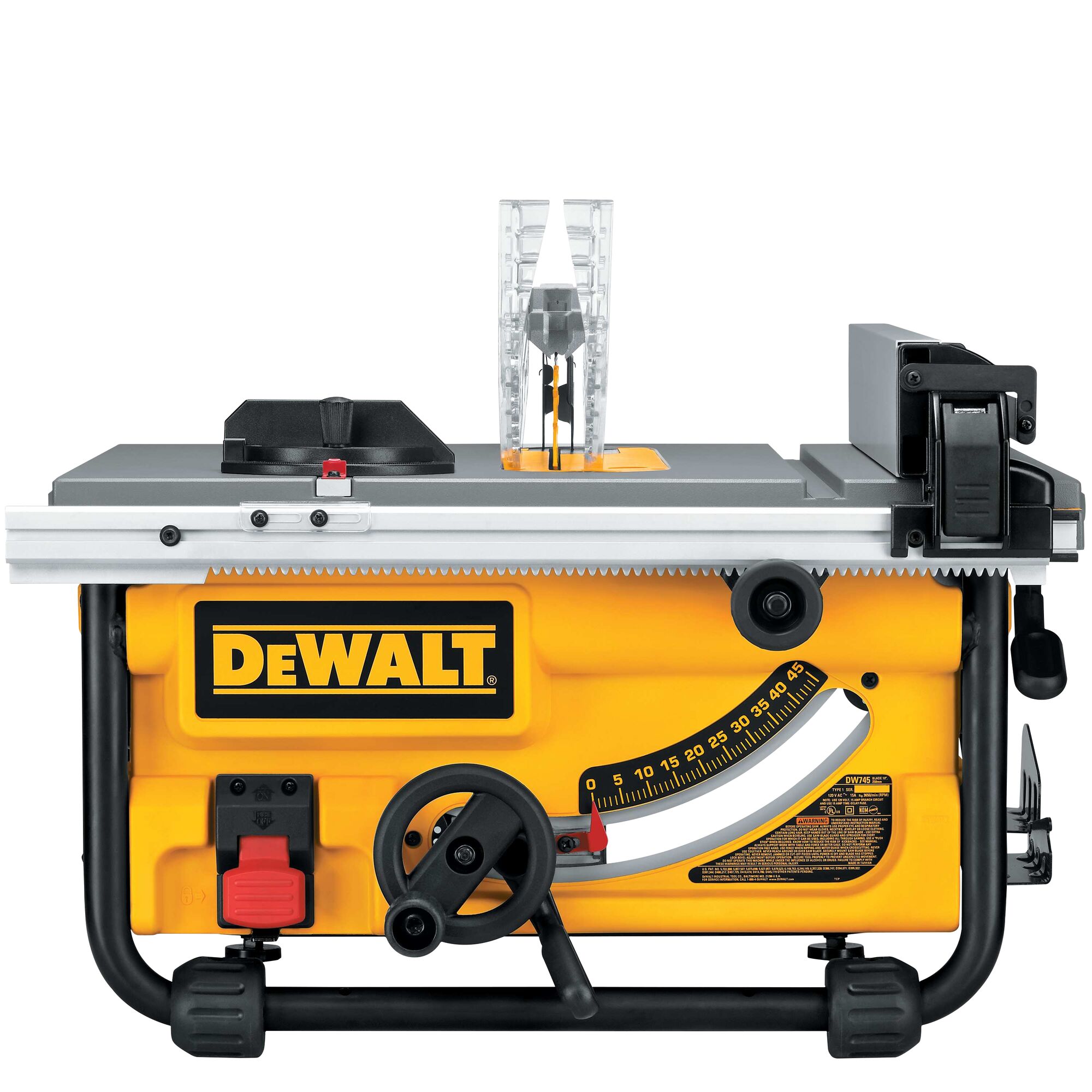 Tilintetgøre sød smag milits DEWALT 10-in 15-Amp Benchtop Table Saw with Folding Stand in the Table Saws  department at Lowes.com