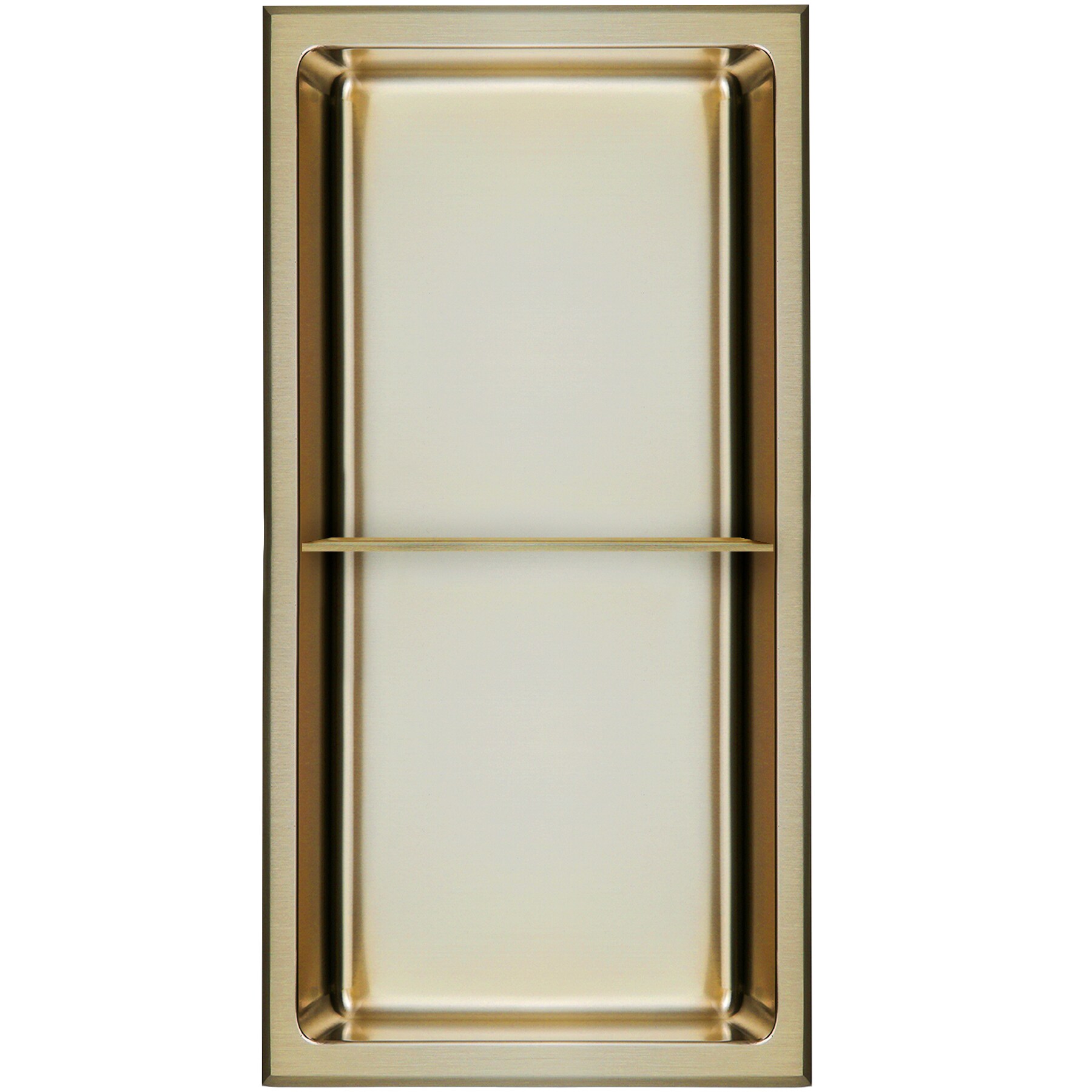 AKDY 12-in x 24-in Gold Stainless Rectangular Shower Niche in the Shower  Shelves & Accessories department at