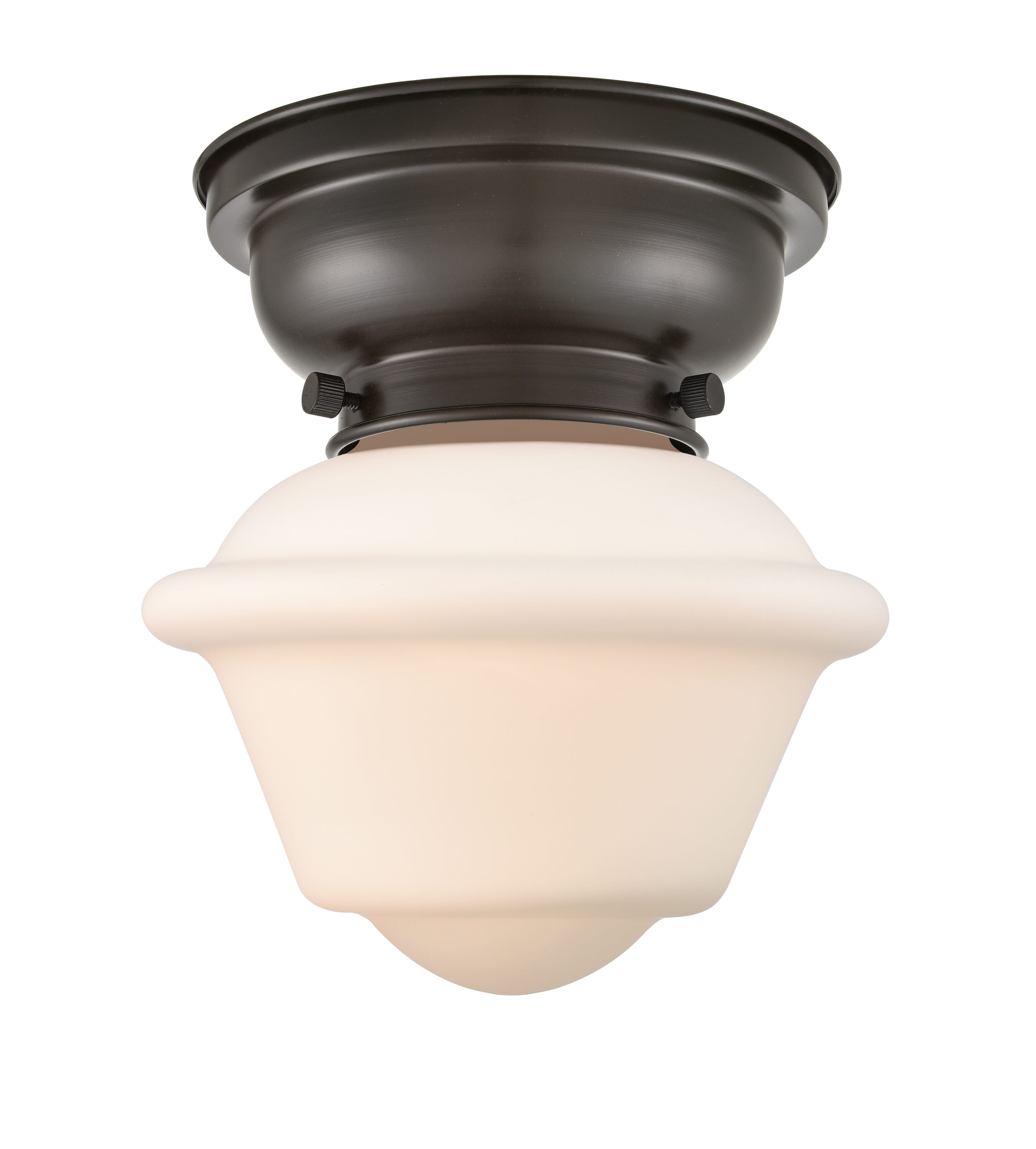 Innovations Lighting 623-1F-OB-G531 Oxford 1 -Light 7.5-in Oil-rubbed Bronze Flush Mount Light