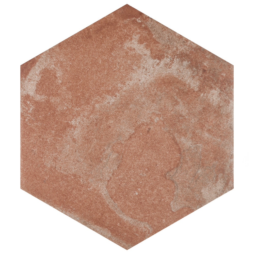 Affinity Tile FNUBSHNE Americana Boston Hex North 11-in x 13-in Matte Porcelain Cement Look Hexagon Floor and Wall Tile (11.25-sq. ft/ Carton)